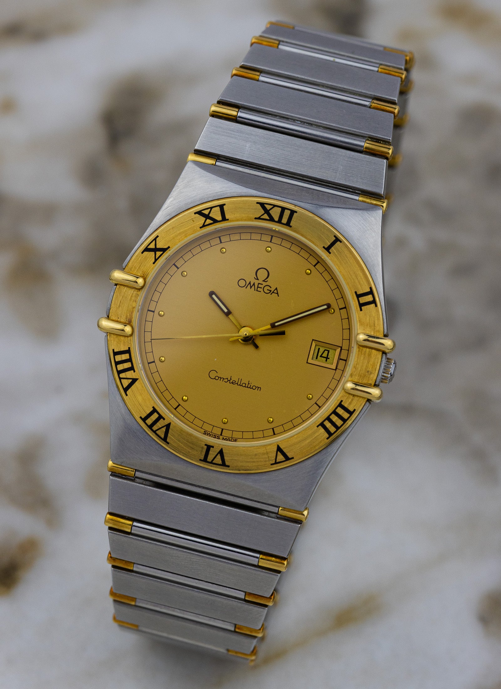 1993 Omega Constellation Manhattan Bicolor 396.1070