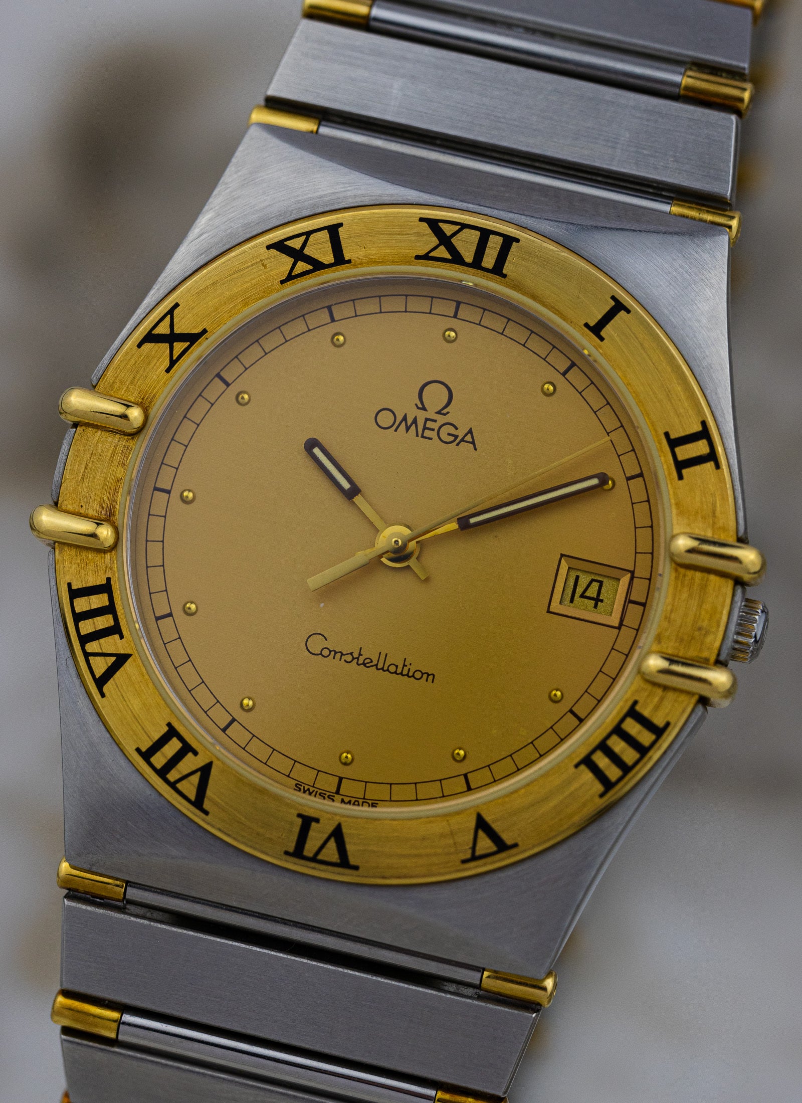 1993 Omega Constellation Manhattan Bicolor 396.1070