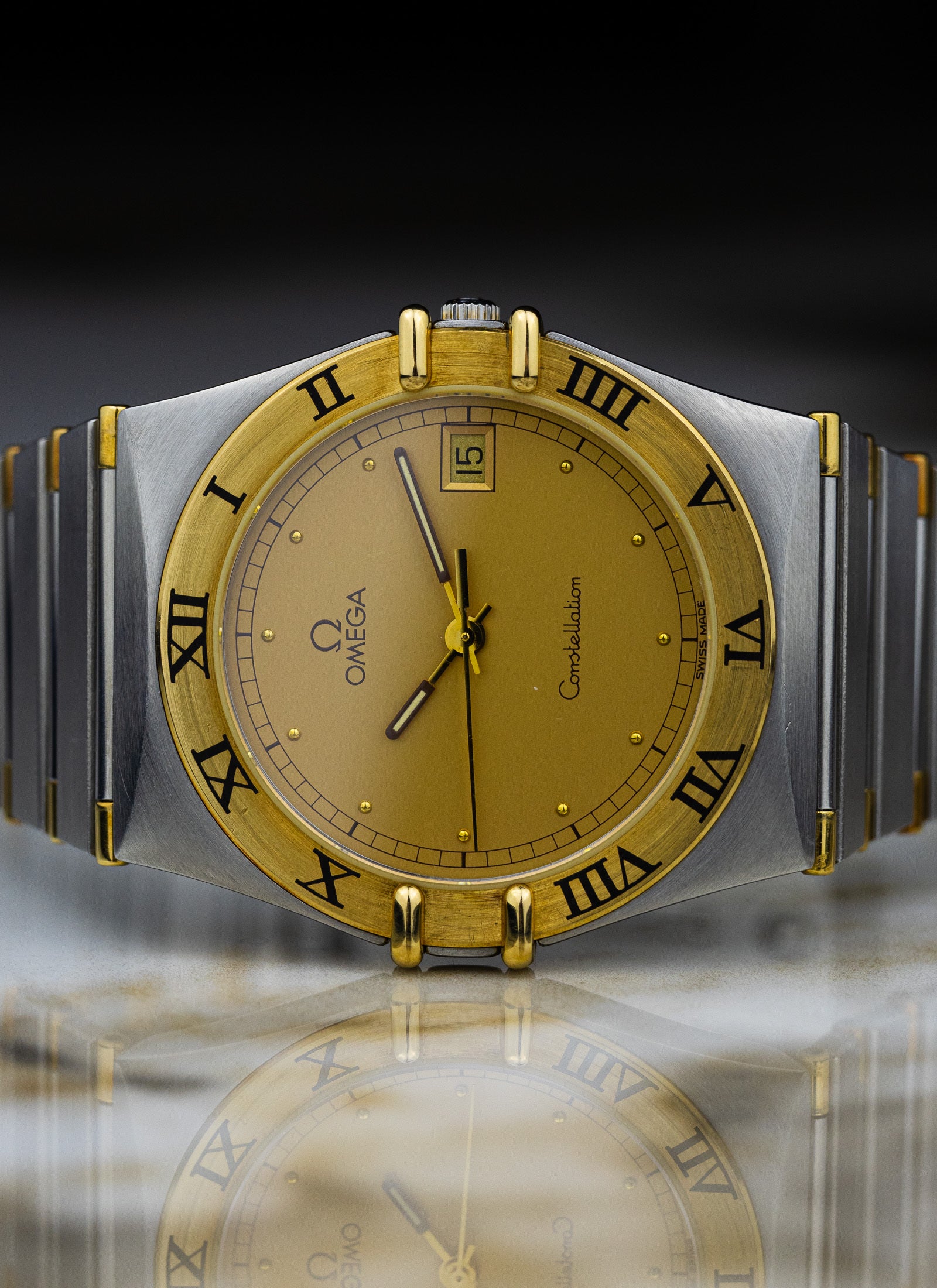 1993 Omega Constellation Manhattan Bicolor 396.1070