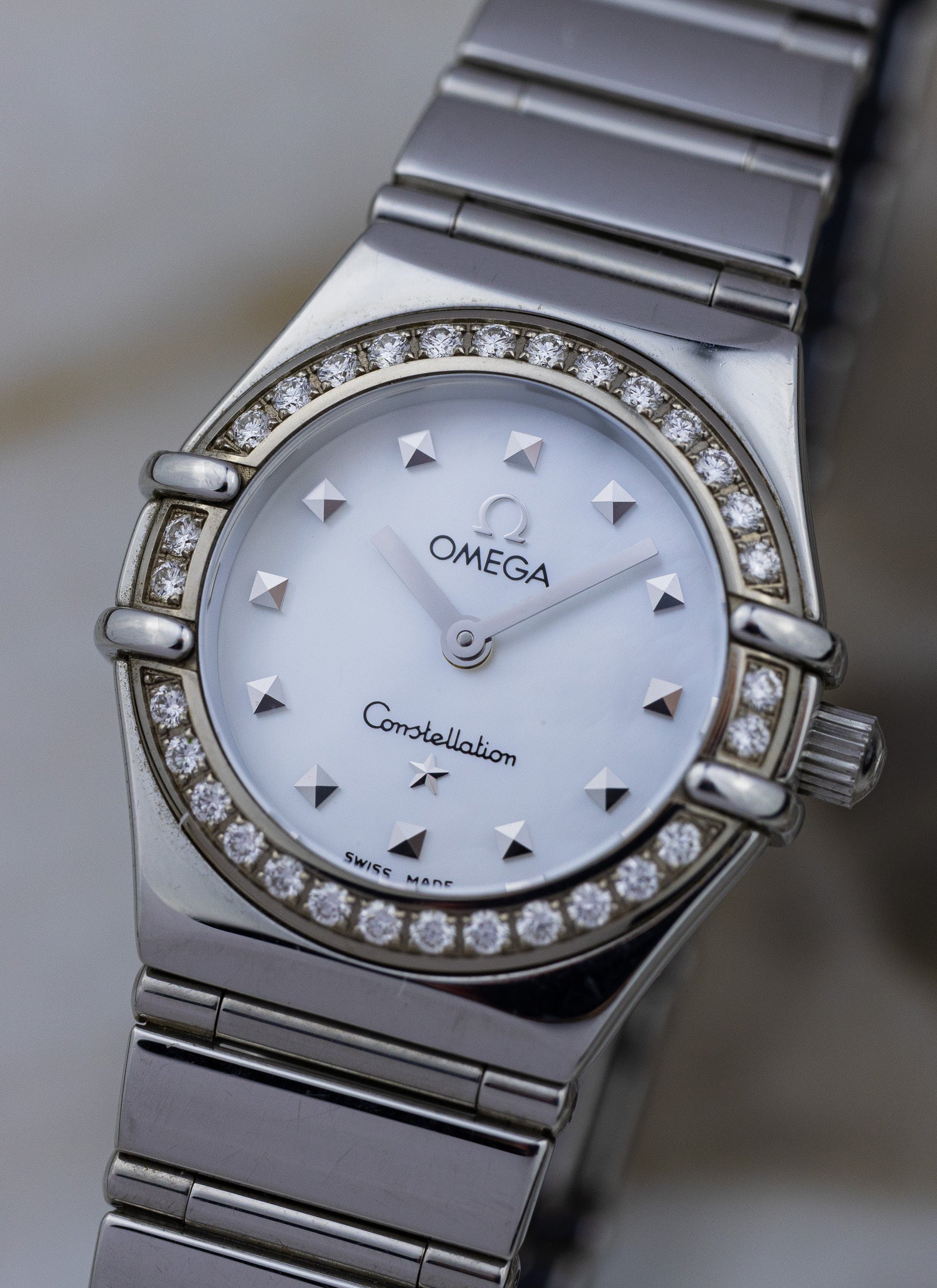 1998 Lady Omega Constellation My Choice MOP Diamonds 1465.71.0