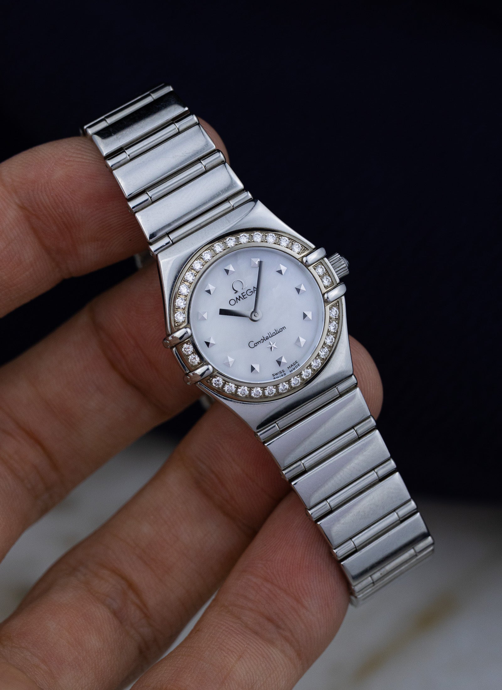 1998 Lady Omega Constellation My Choice MOP Diamonds 1465.71.0