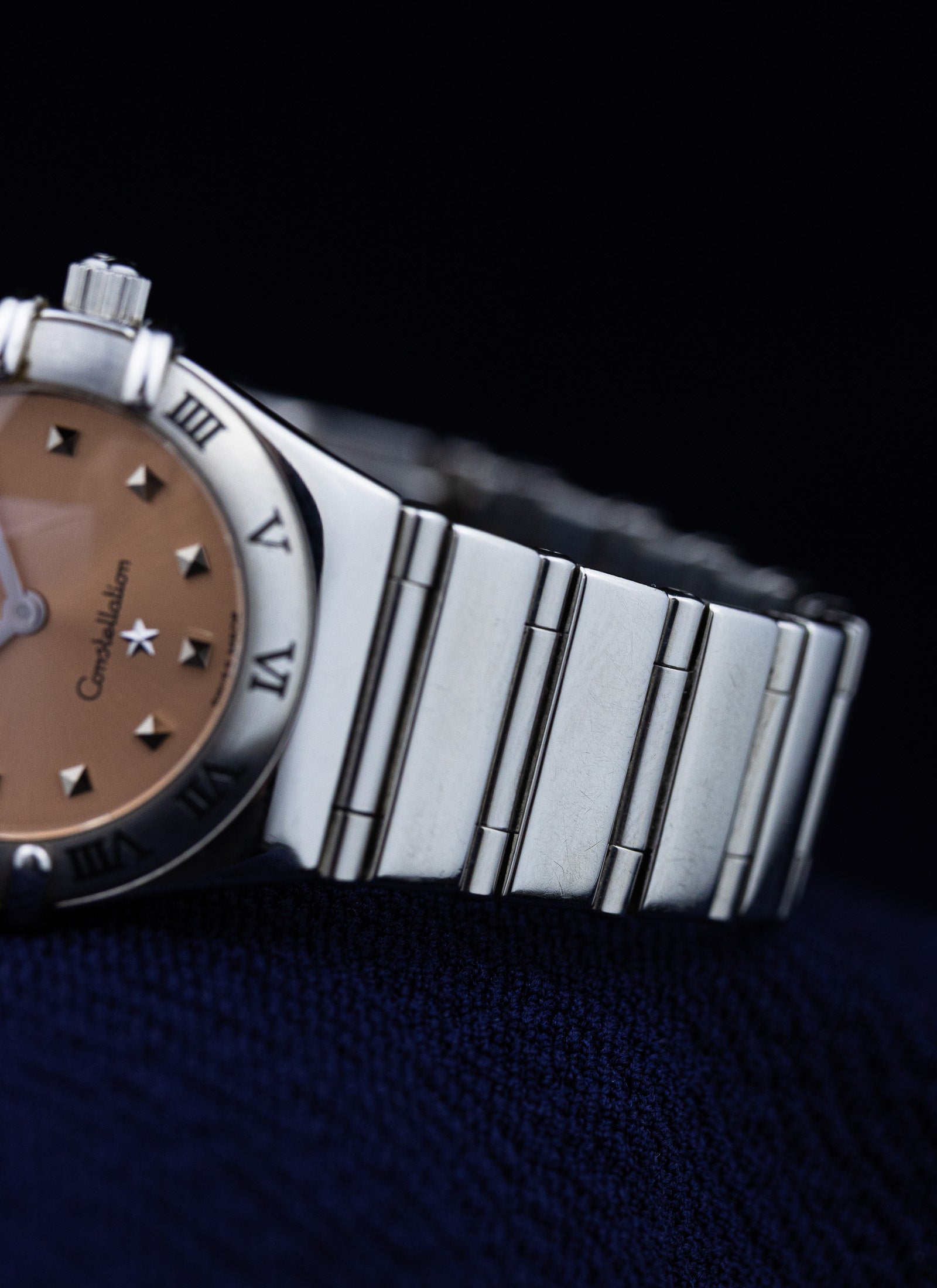 1998 Lady Omega Constellation My Choice Pink Dial 1561.61 Full Set