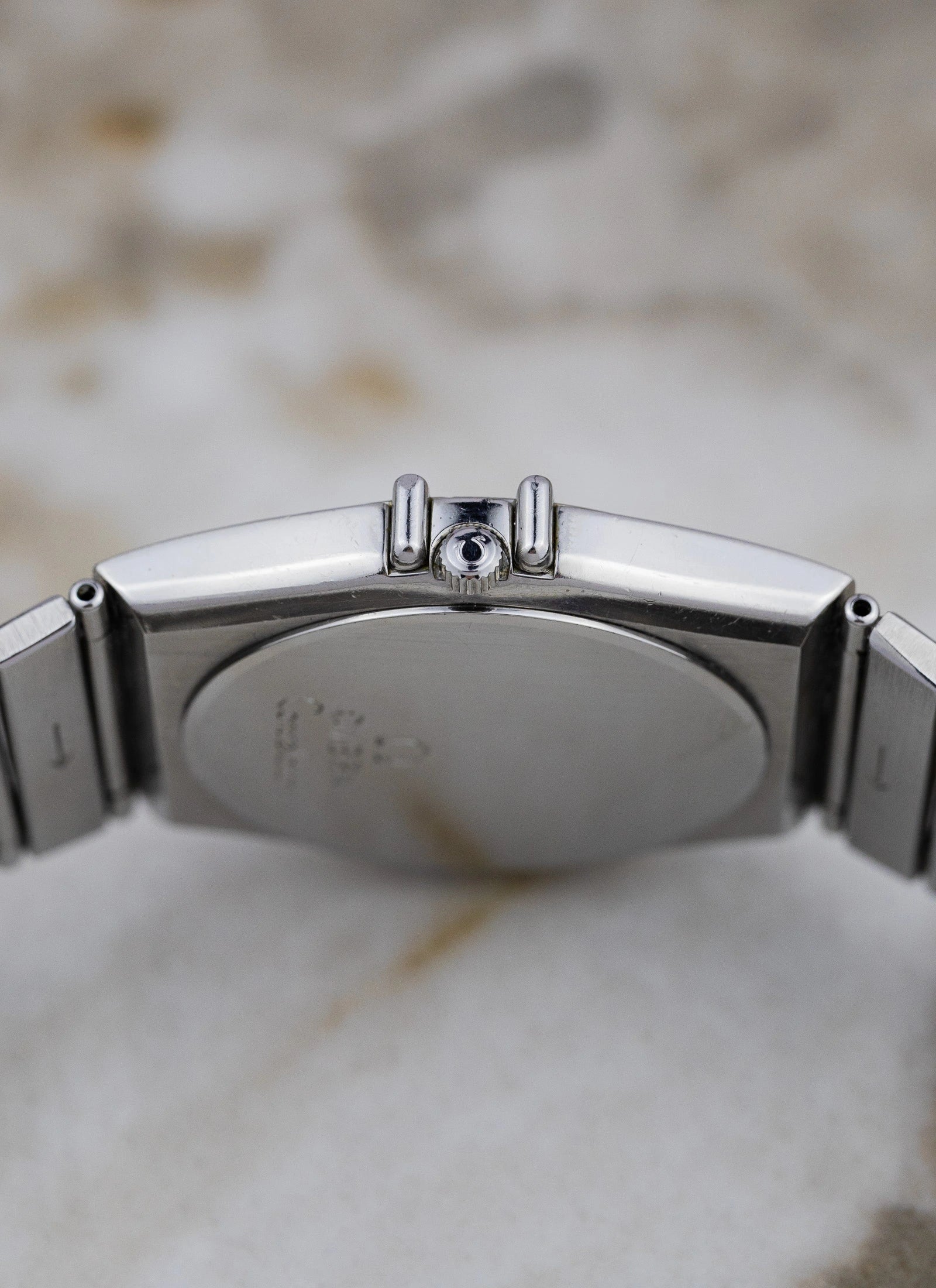 1990s Omega Constellation Manhattan Day-Date "Owl" 396.1070 cal. 1445