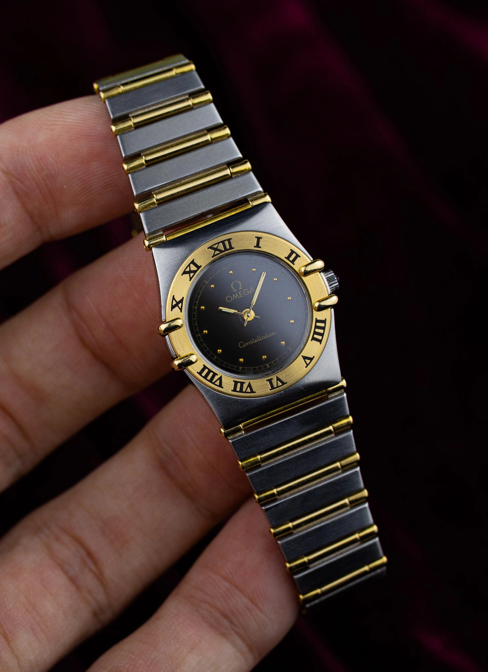 1980s Lady Omega Constellation Bicolor 795.1080