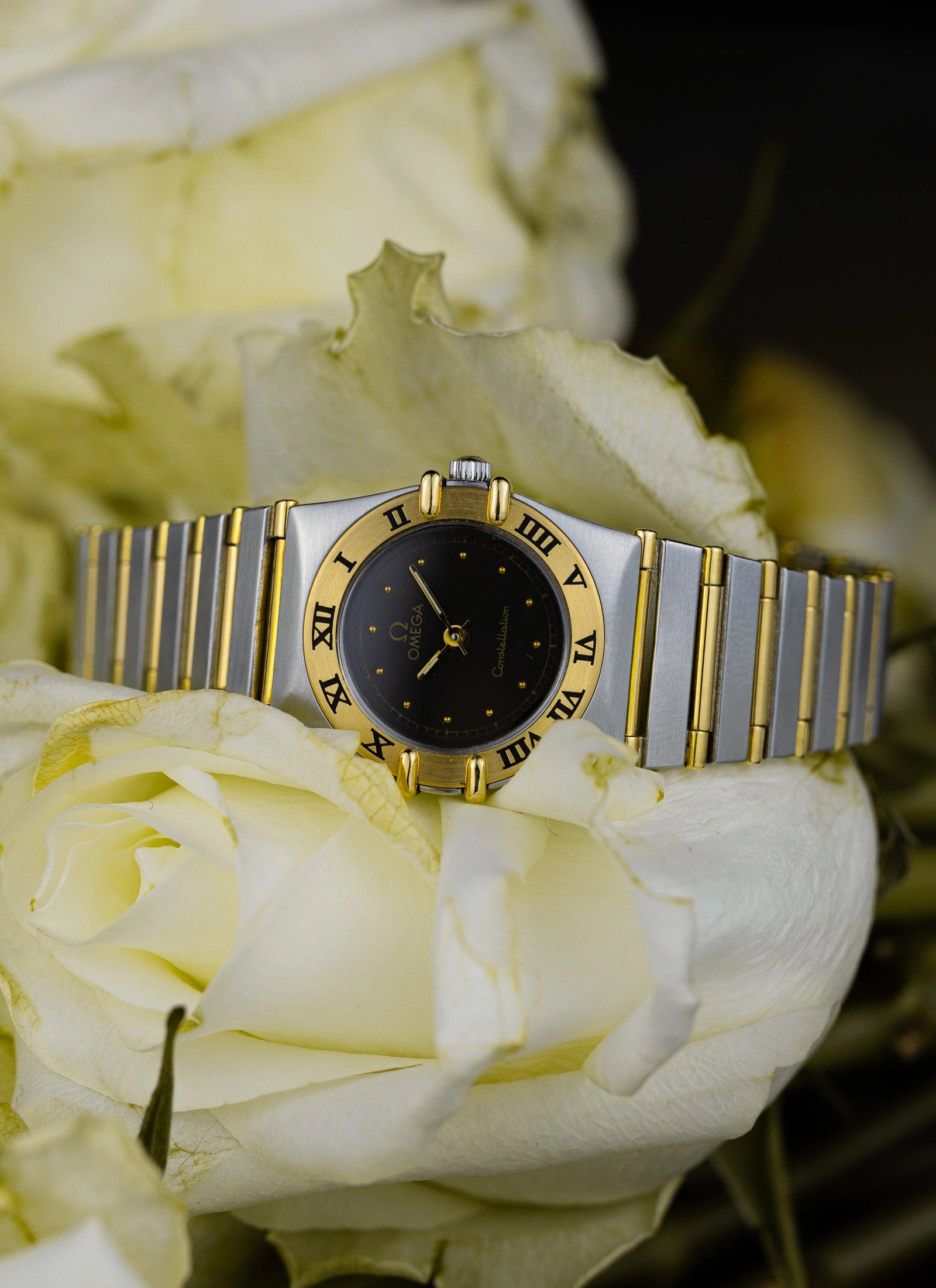 1980s Lady Omega Constellation Bicolor 795.1080