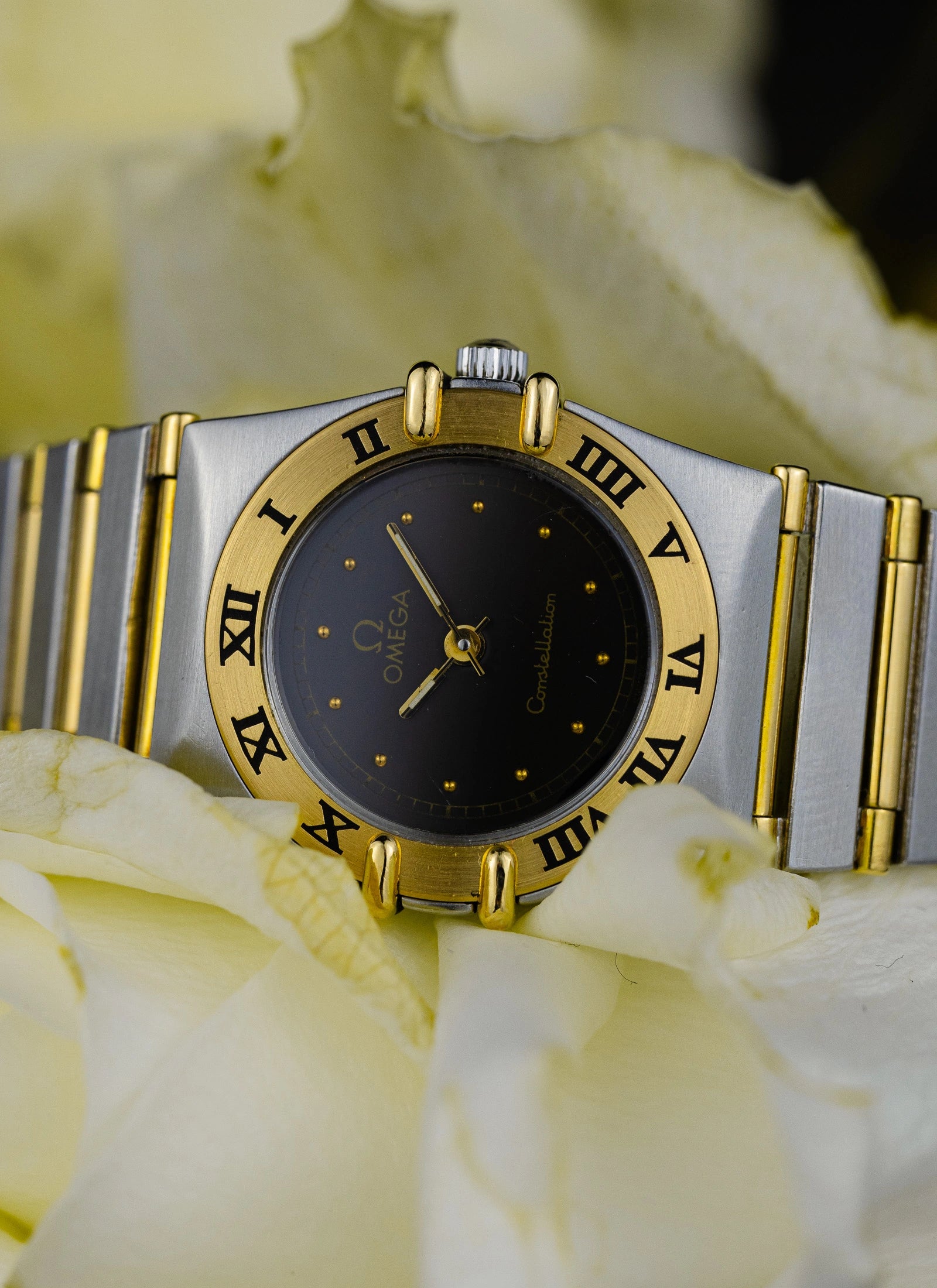 1980s Lady Omega Constellation Bicolor 795.1080