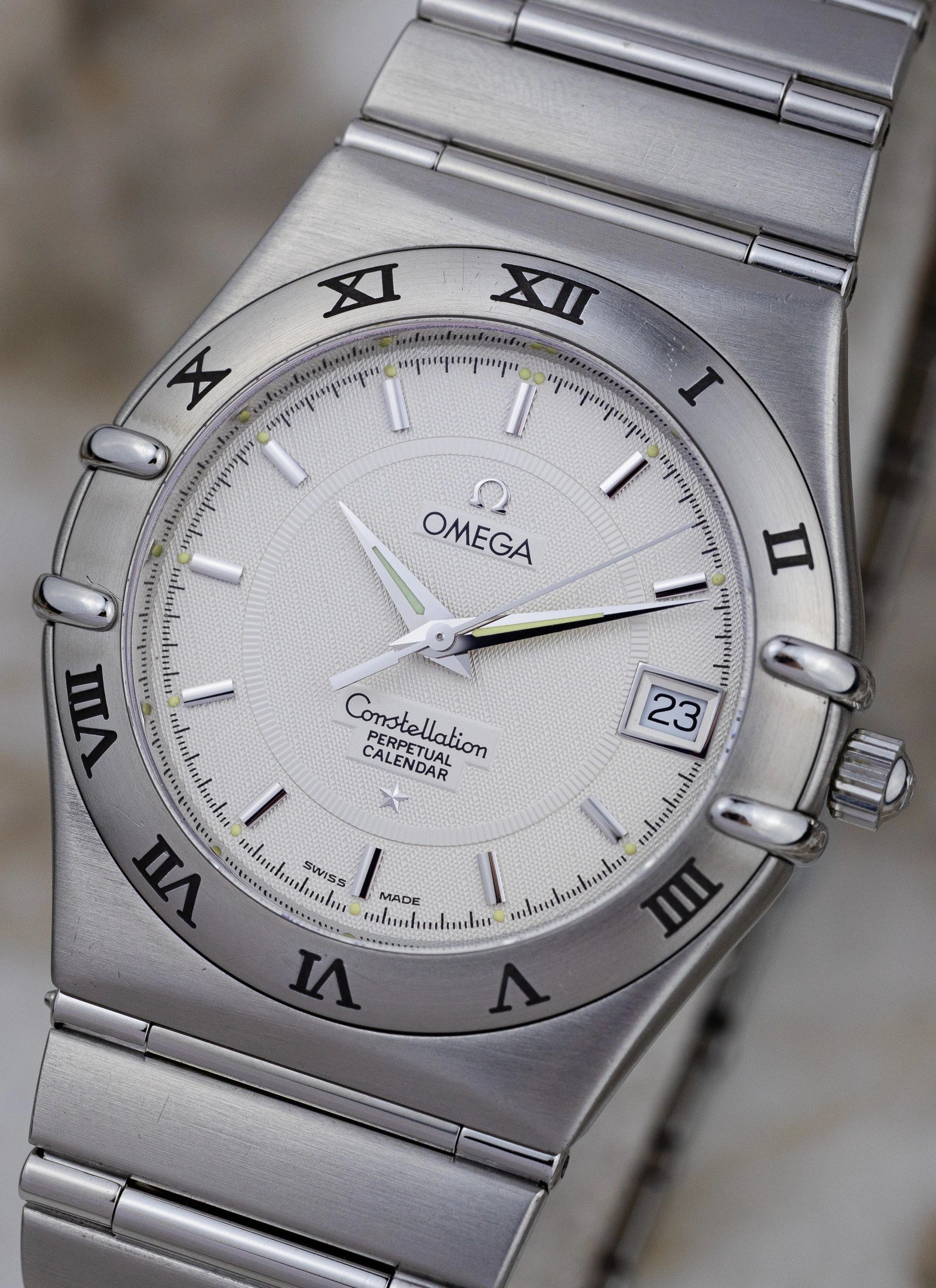 1998 Omega Constellation Manhattan Perpetual Calendar Ref. 15523000