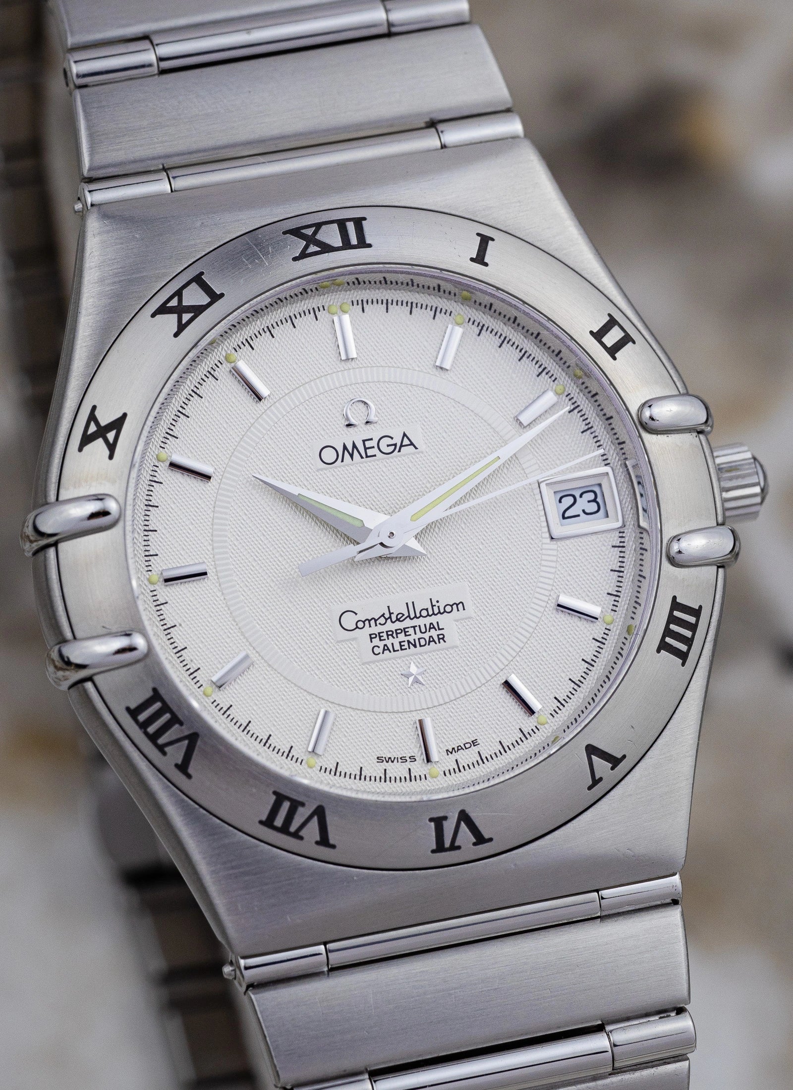 1998 Omega Constellation Manhattan Perpetual Calendar Ref. 15523000