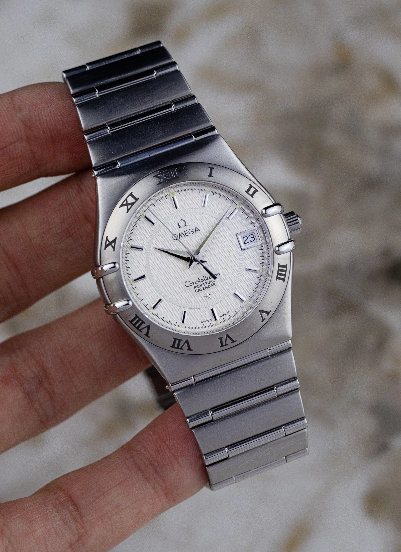 1998 Omega Constellation Manhattan Perpetual Calendar Ref. 15523000