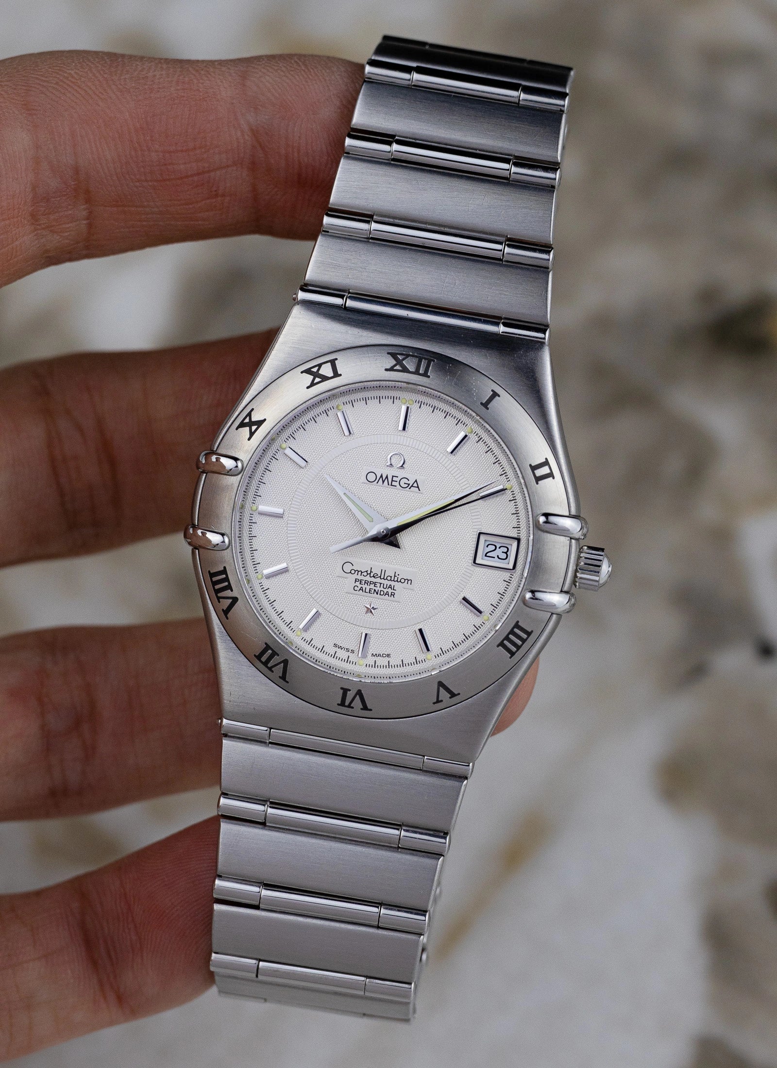 1998 Omega Constellation Manhattan Perpetual Calendar Ref. 15523000
