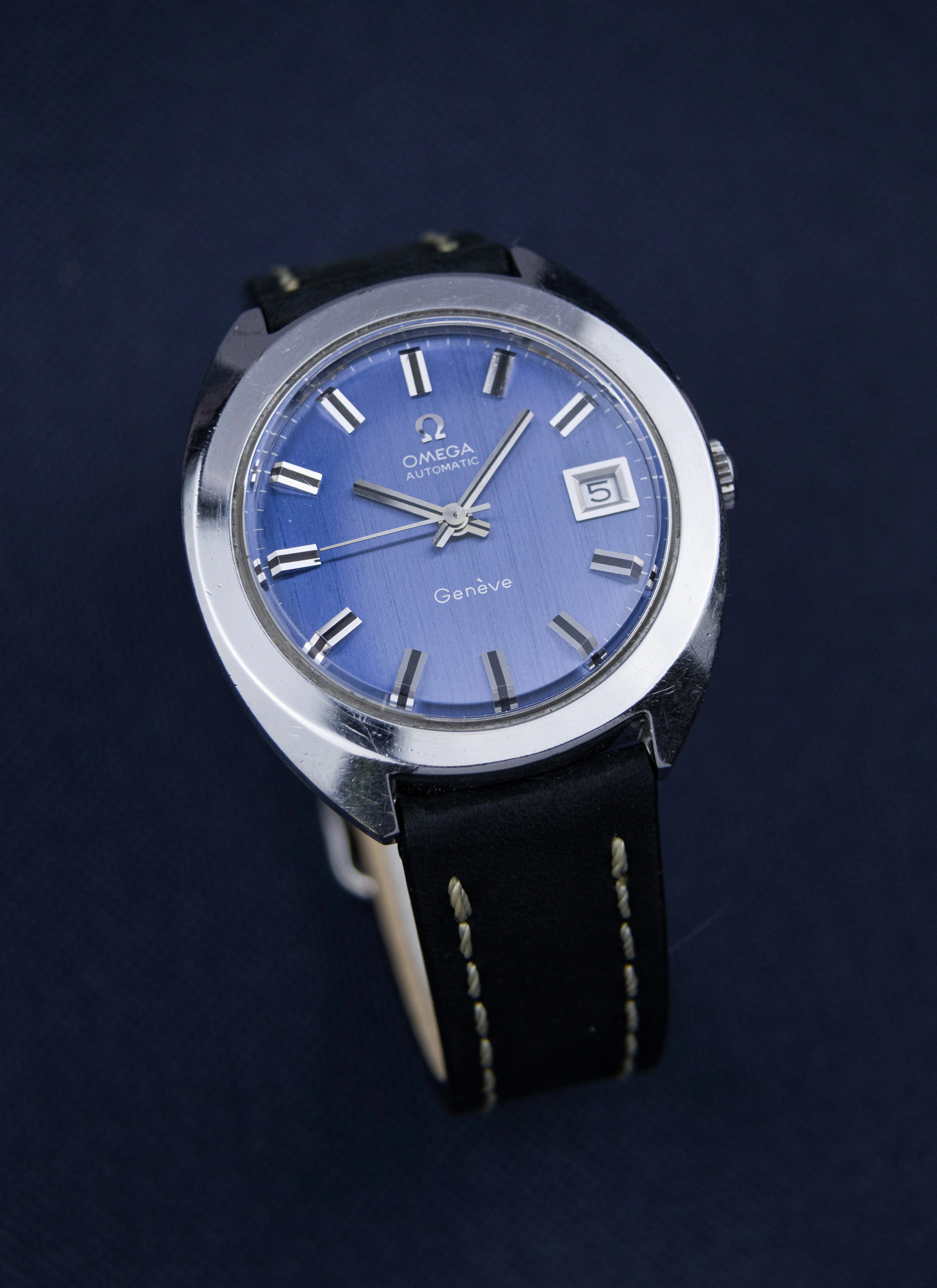 1970 Omega Geneve Navy Japan Only 166.721 cal. 565