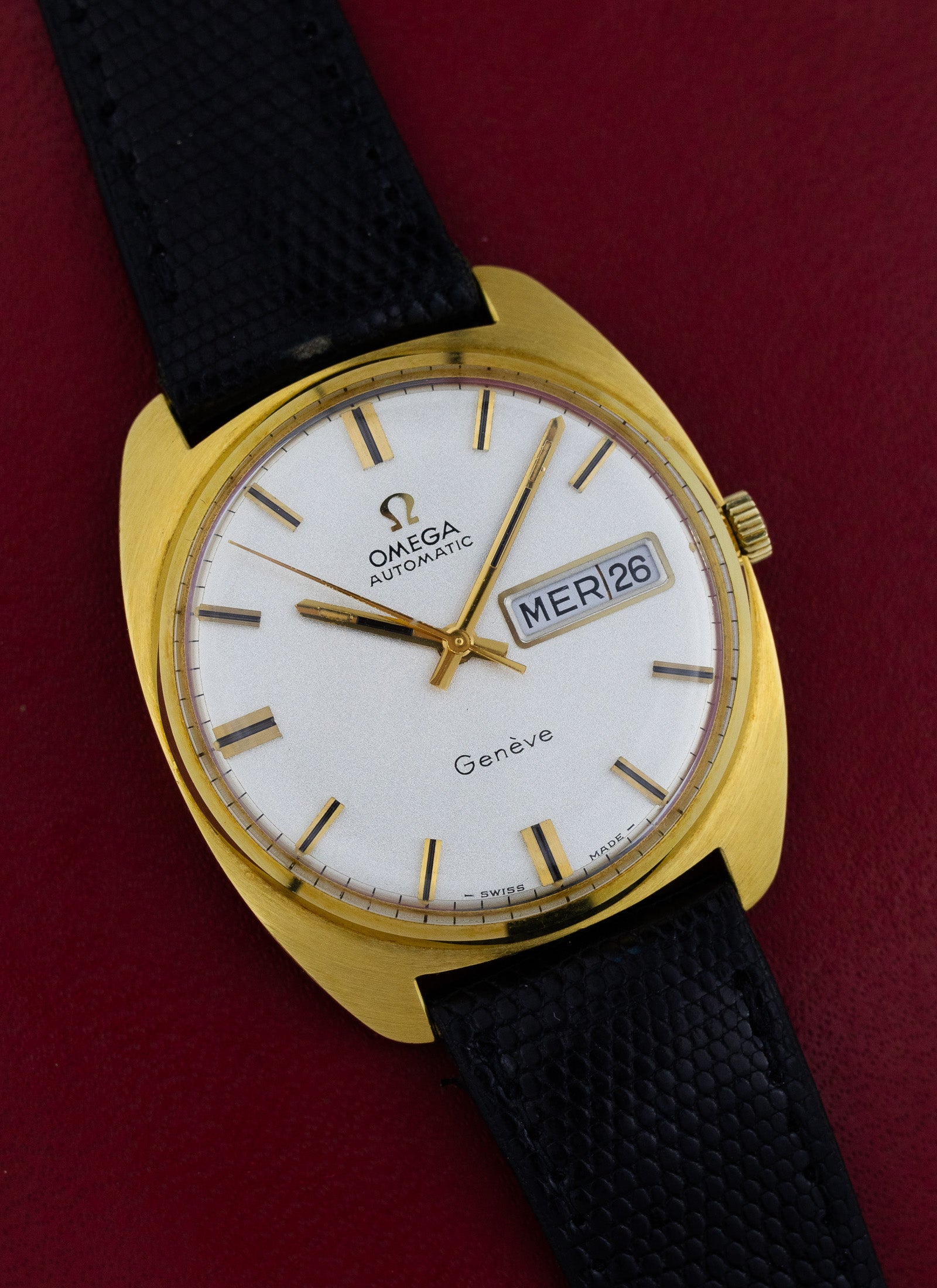1970 18K Omega Geneve NOS/LNOS 162.9009 cal. 752 Box