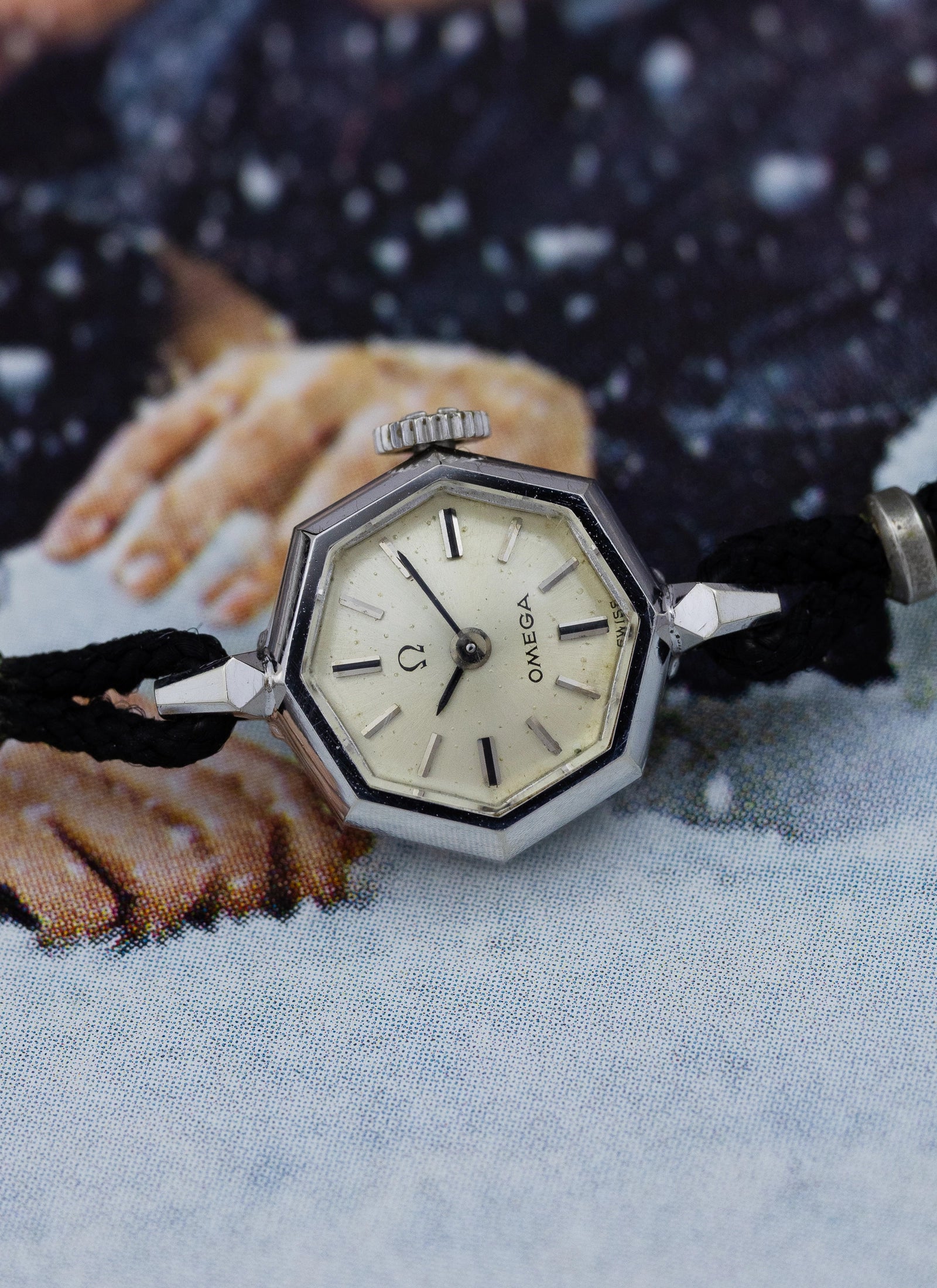 1966 14K Lady Omega Octagon EE5763 cal. 650