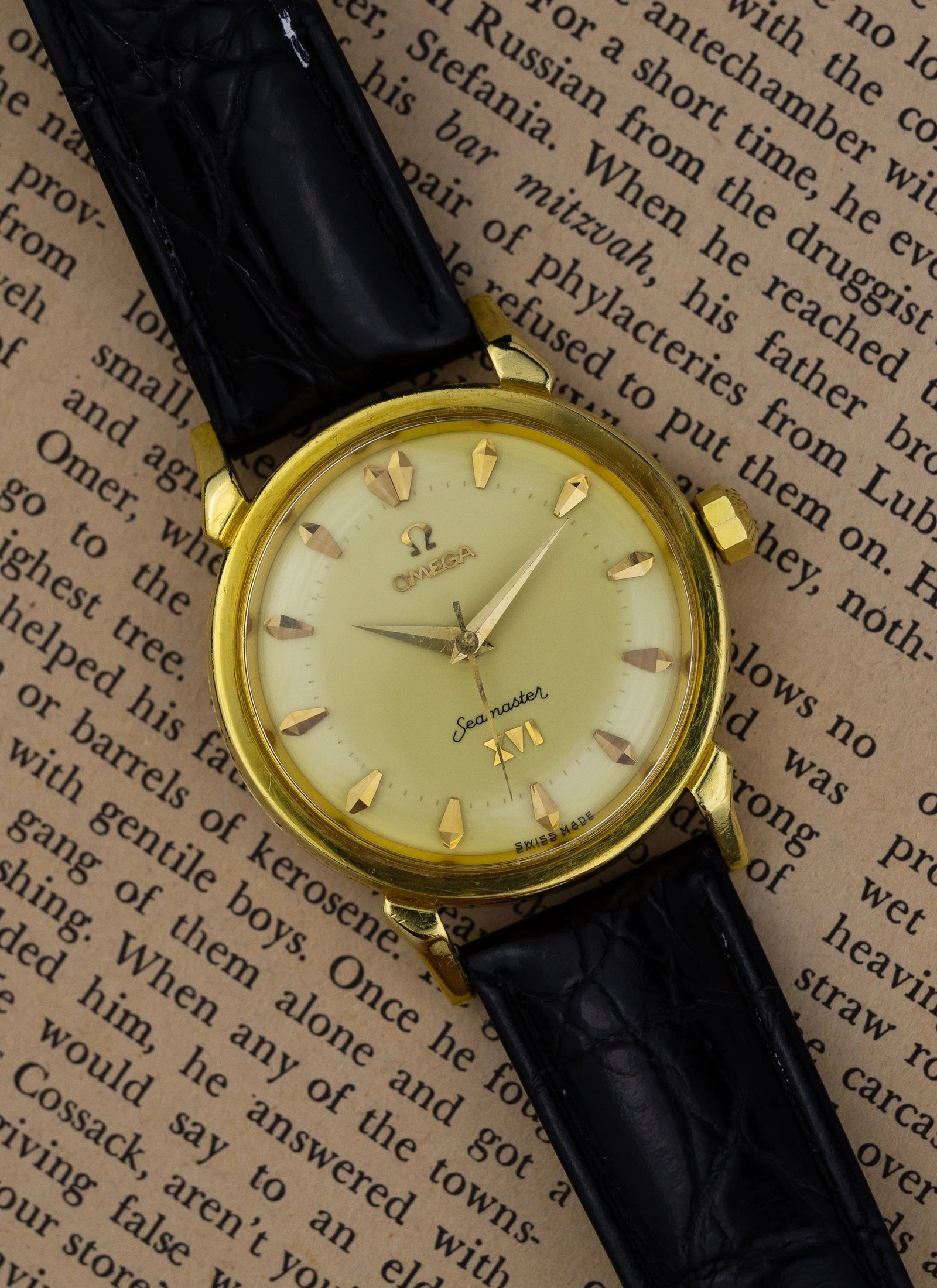 1956 18K Omega Seamaster Olympic XVI 2850 cal. 471 Serviced