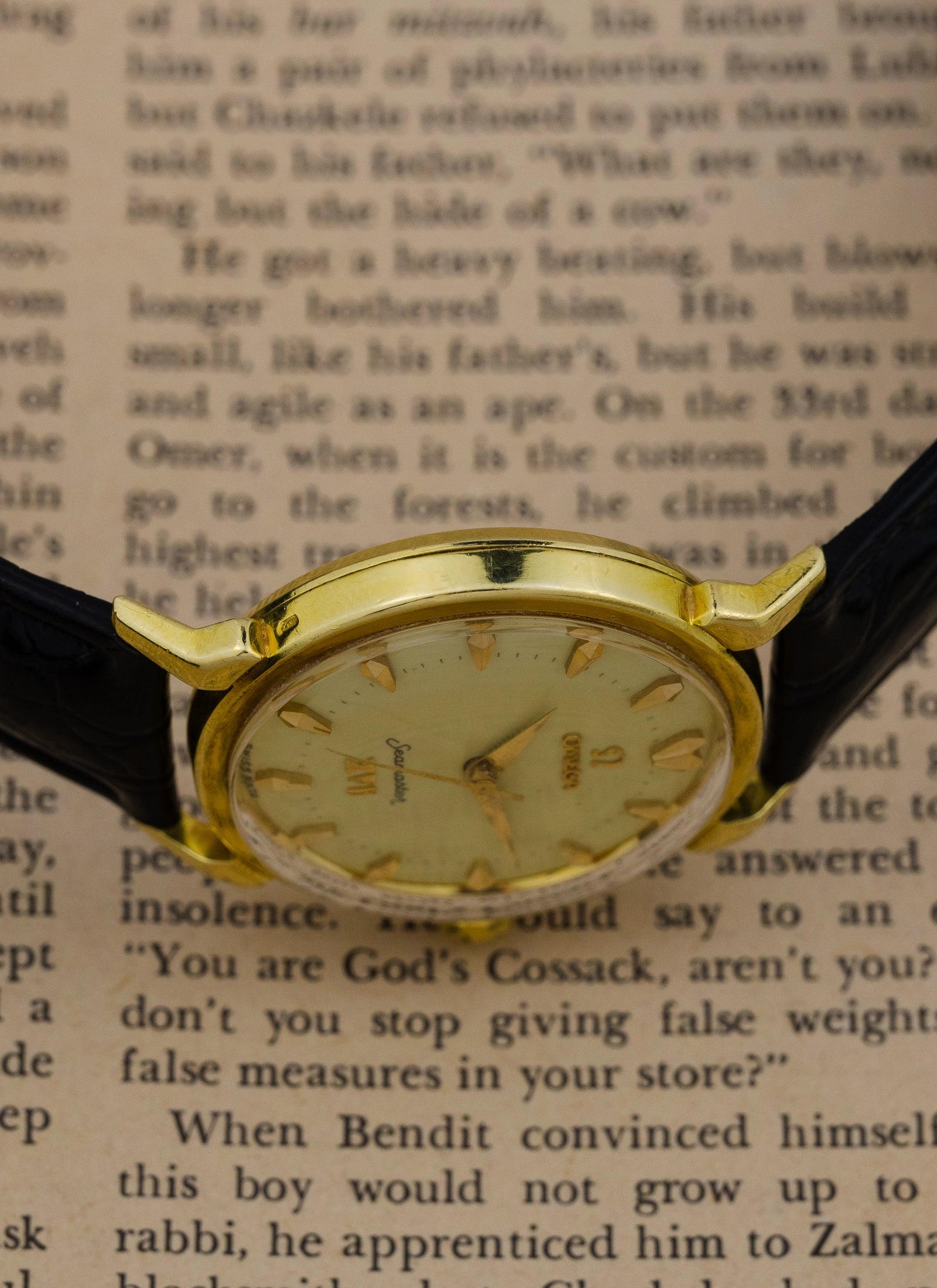 1956 18K Omega Seamaster Olympic XVI 2850 cal. 471 Serviced