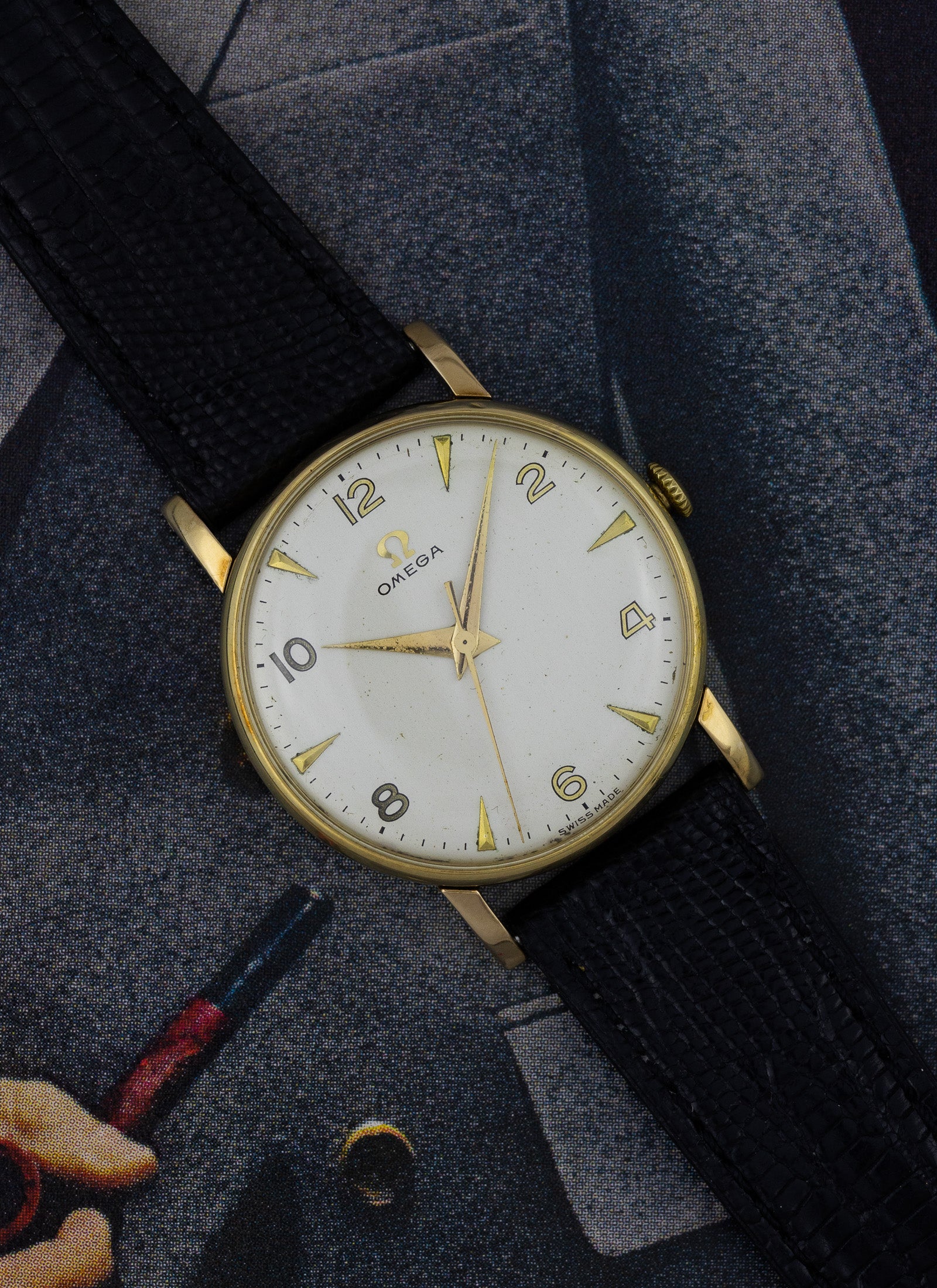 1944 14K Omega Arabic Dial Serviced