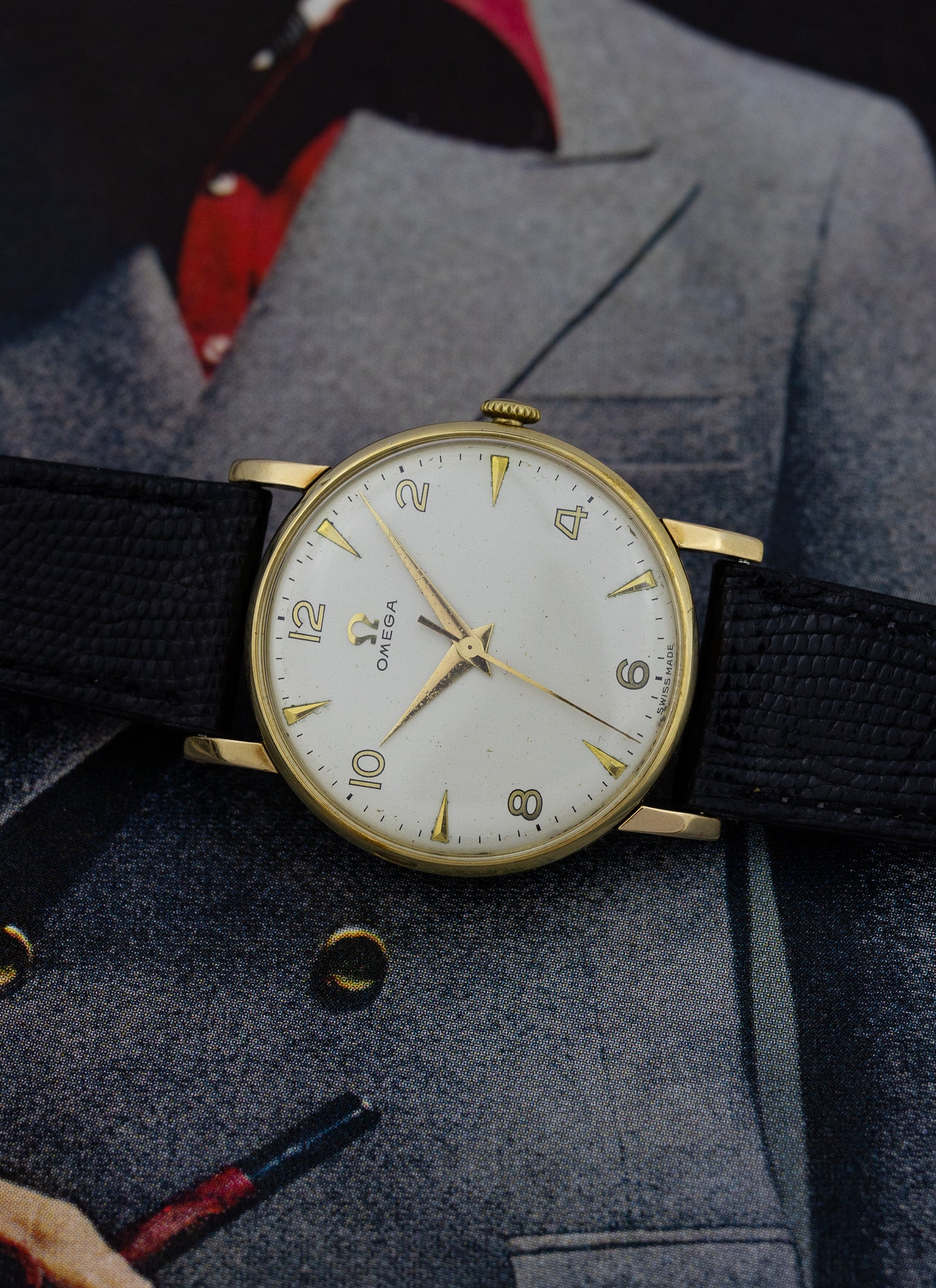 1944 14K Omega Arabic Dial Serviced