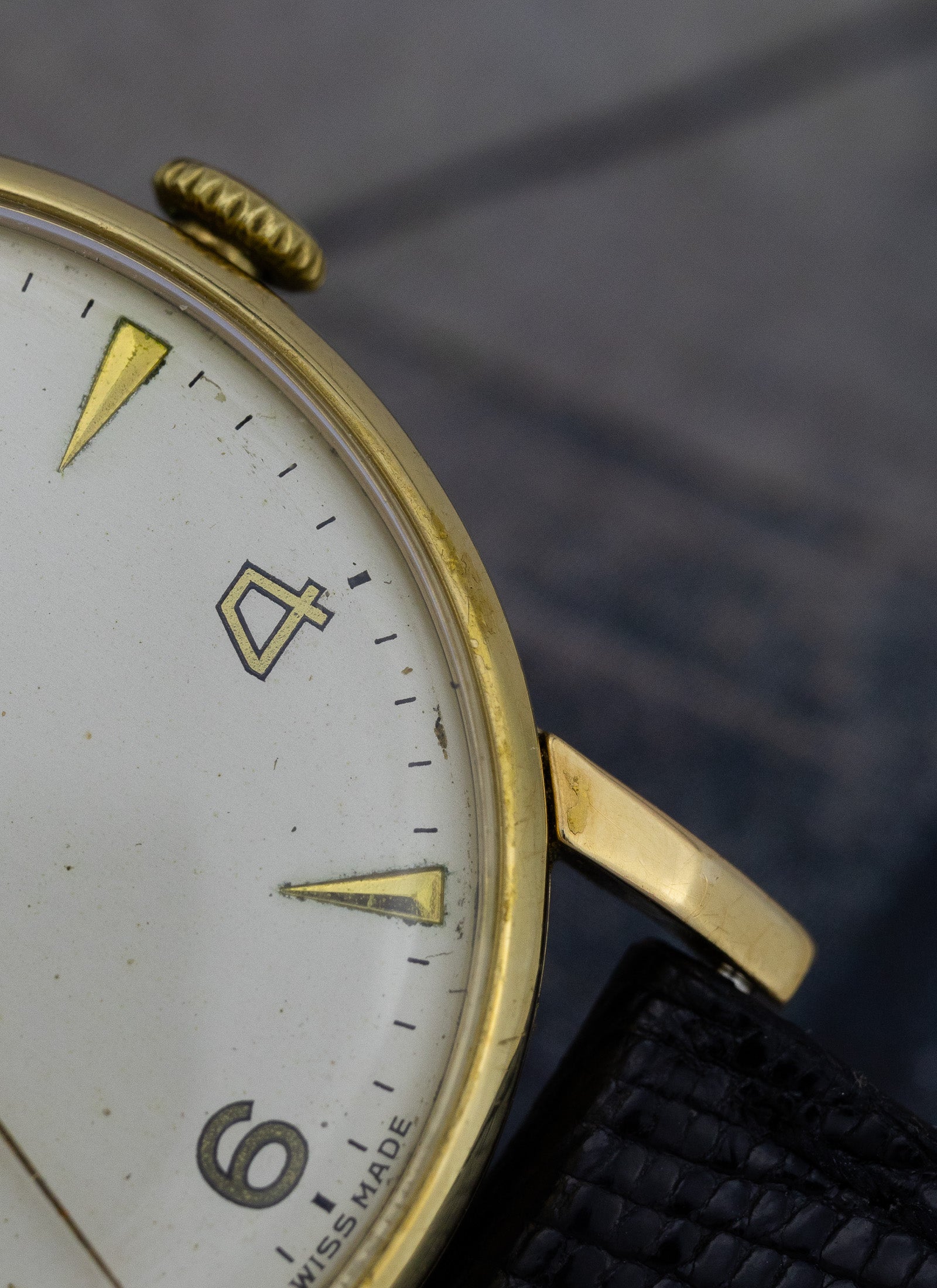 1944 14K Omega Arabic Dial Serviced