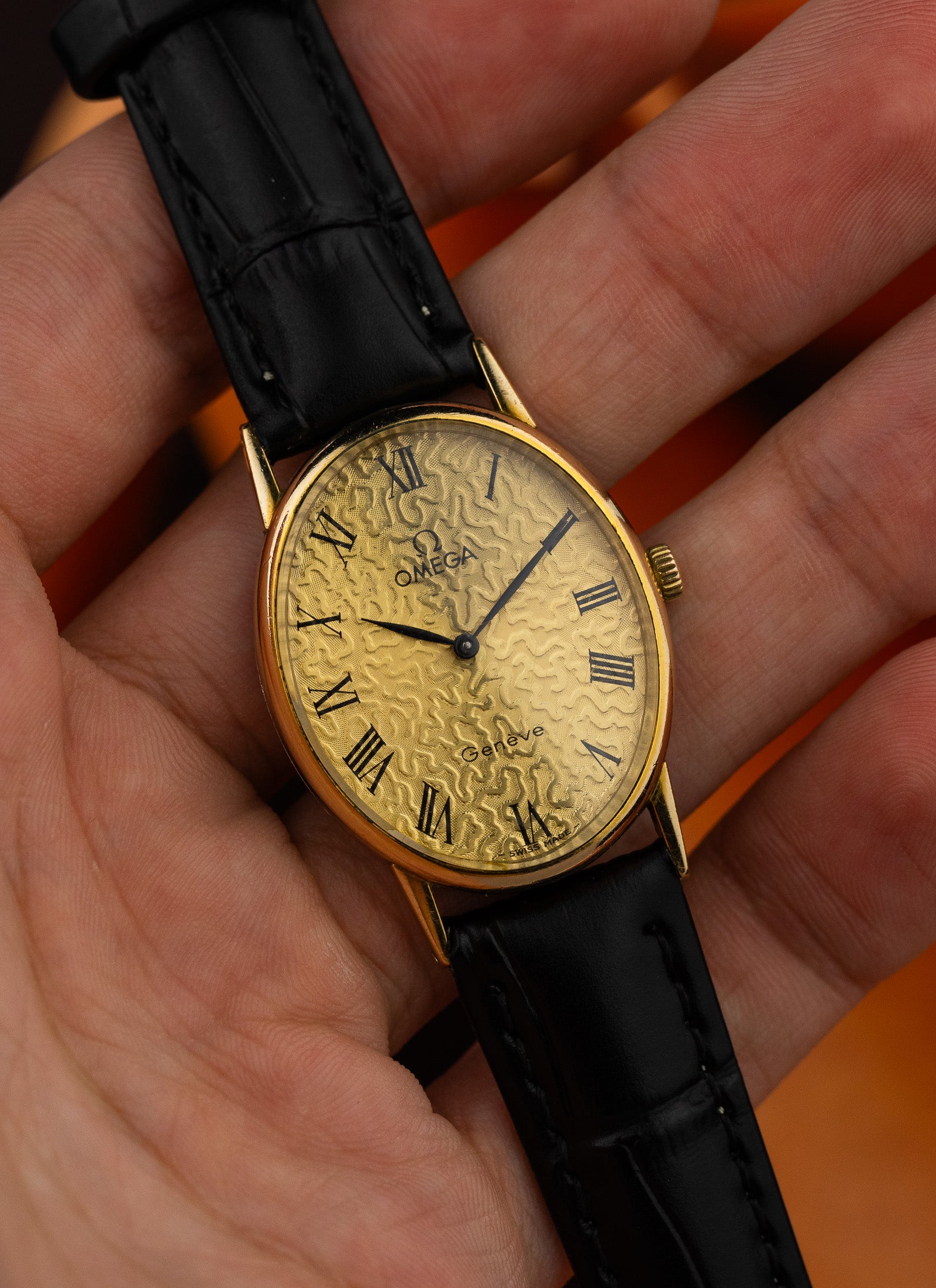 1970s Omega Geneve Ellipse Floral Dial 511.416 cal. 625