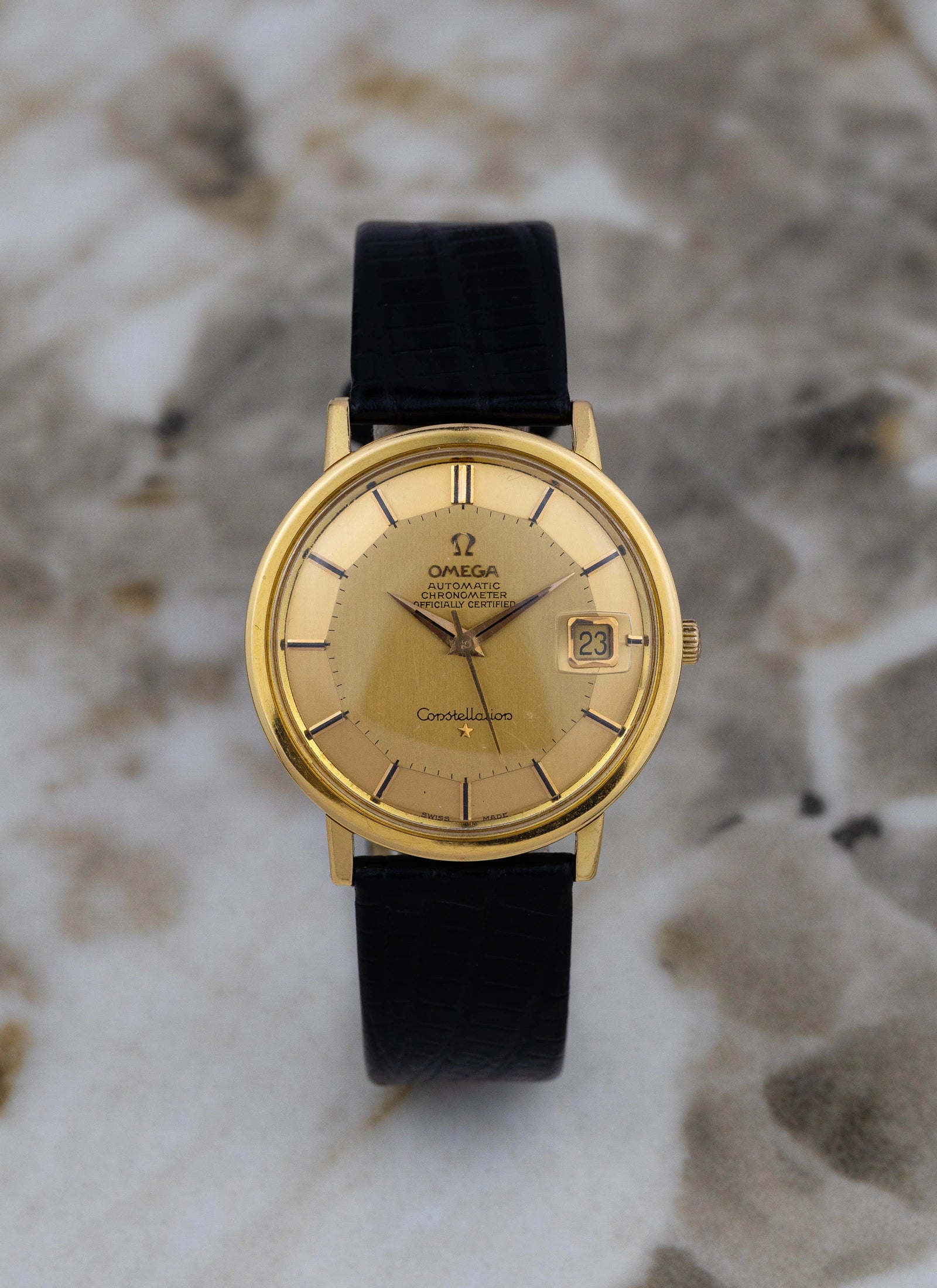 1963 18K Rose Gold Omega Constellation Pie Pan 168.004 cal. 561