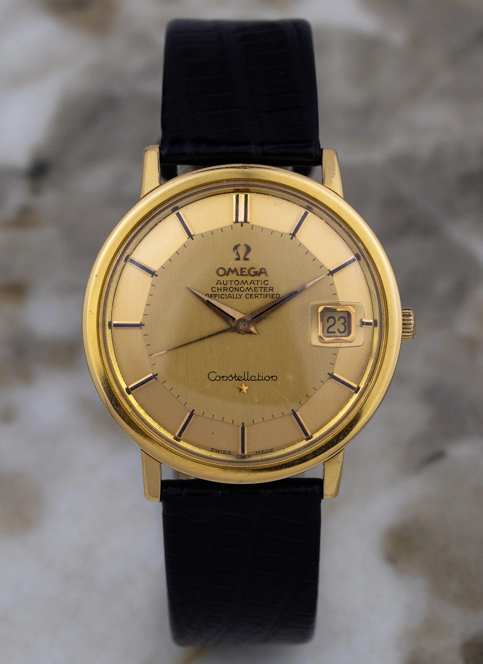 1963 18K Rose Gold Omega Constellation Pie Pan 168.004 cal. 561