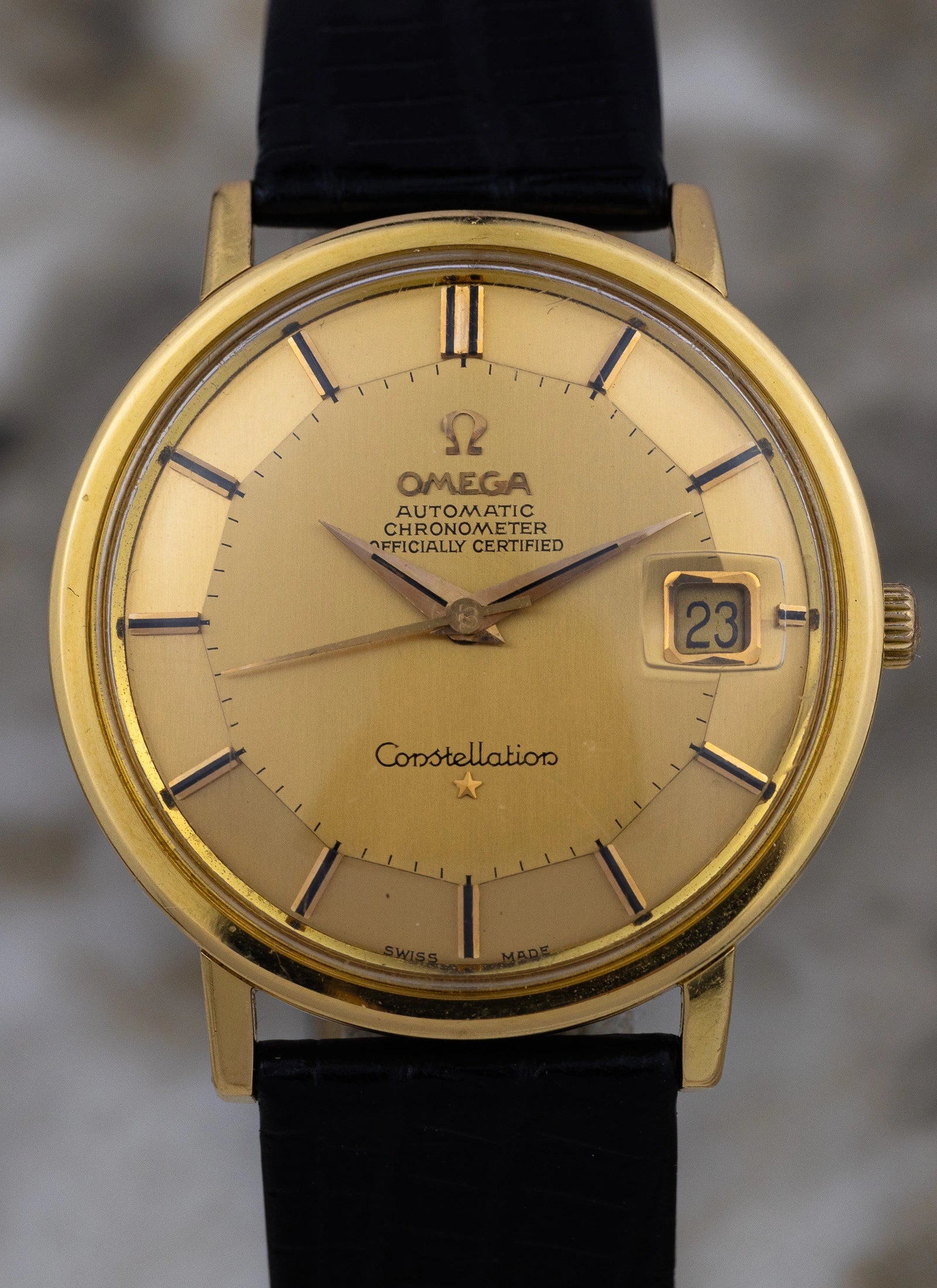 1963 18K Rose Gold Omega Constellation Pie Pan 168.004 cal. 561