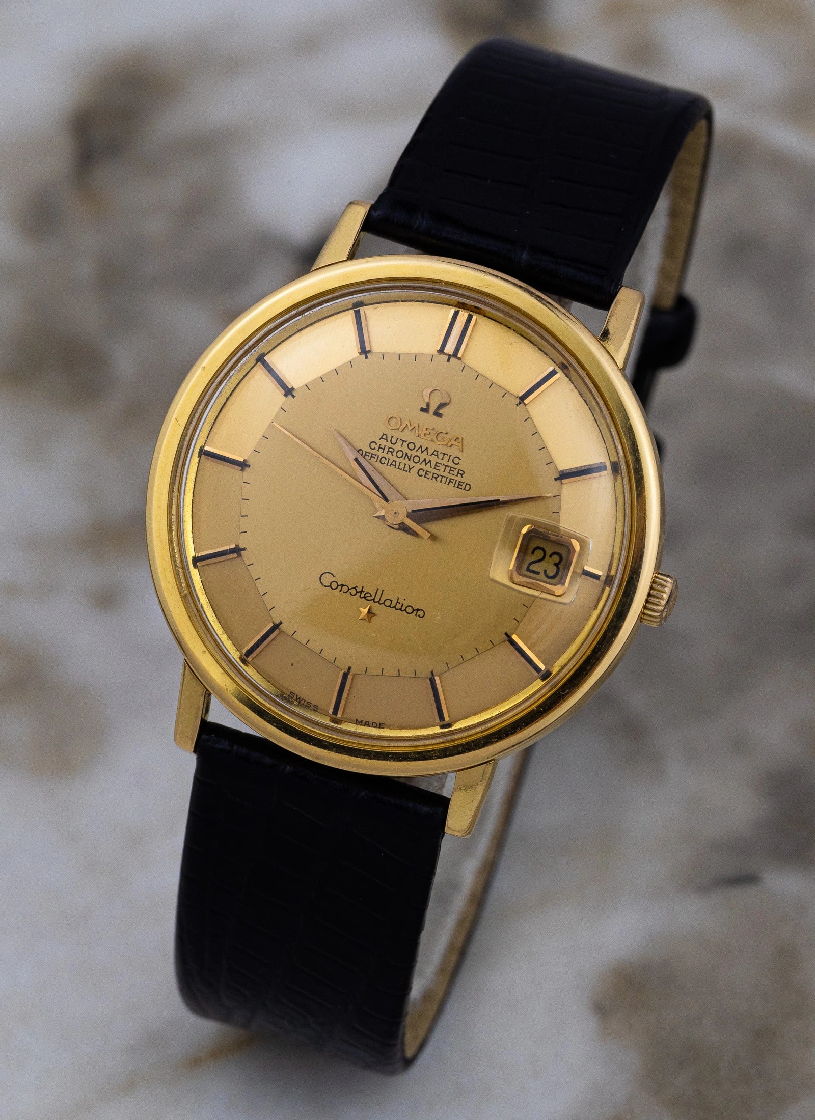 1963 18K Rose Gold Omega Constellation Pie Pan 168.004 cal. 561