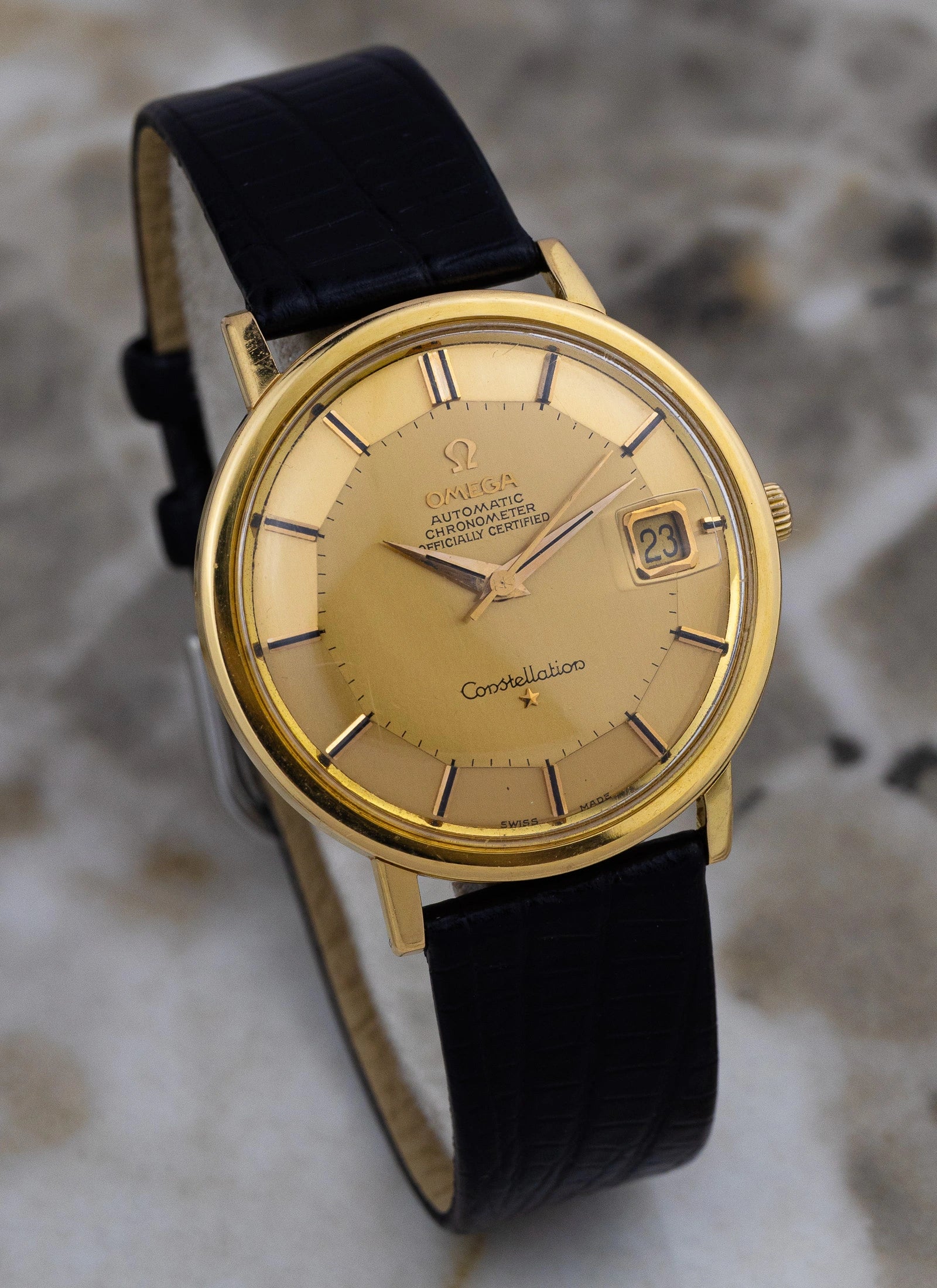 1963 18K Rose Gold Omega Constellation Pie Pan 168.004 cal. 561