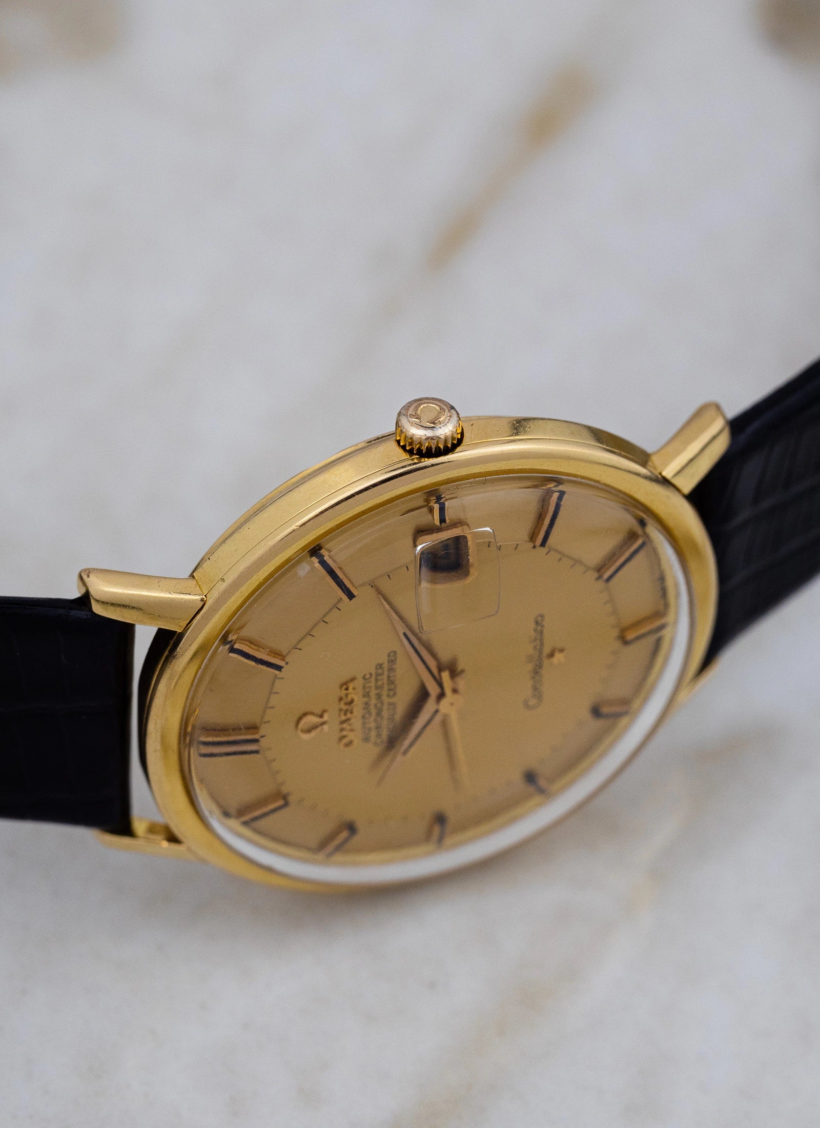 1963 18K Rose Gold Omega Constellation Pie Pan 168.004 cal. 561