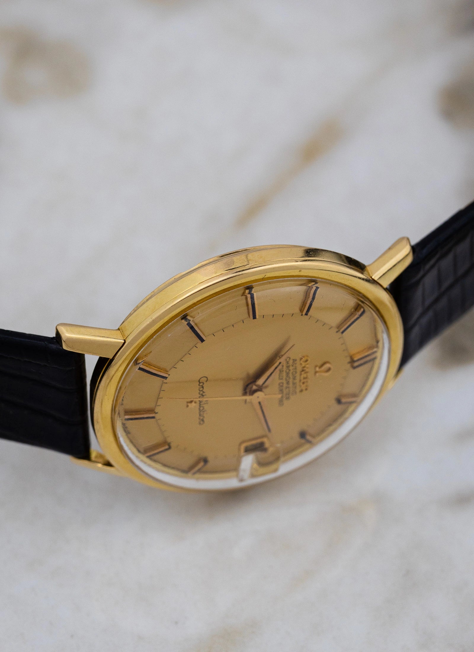 1963 18K Rose Gold Omega Constellation Pie Pan 168.004 cal. 561