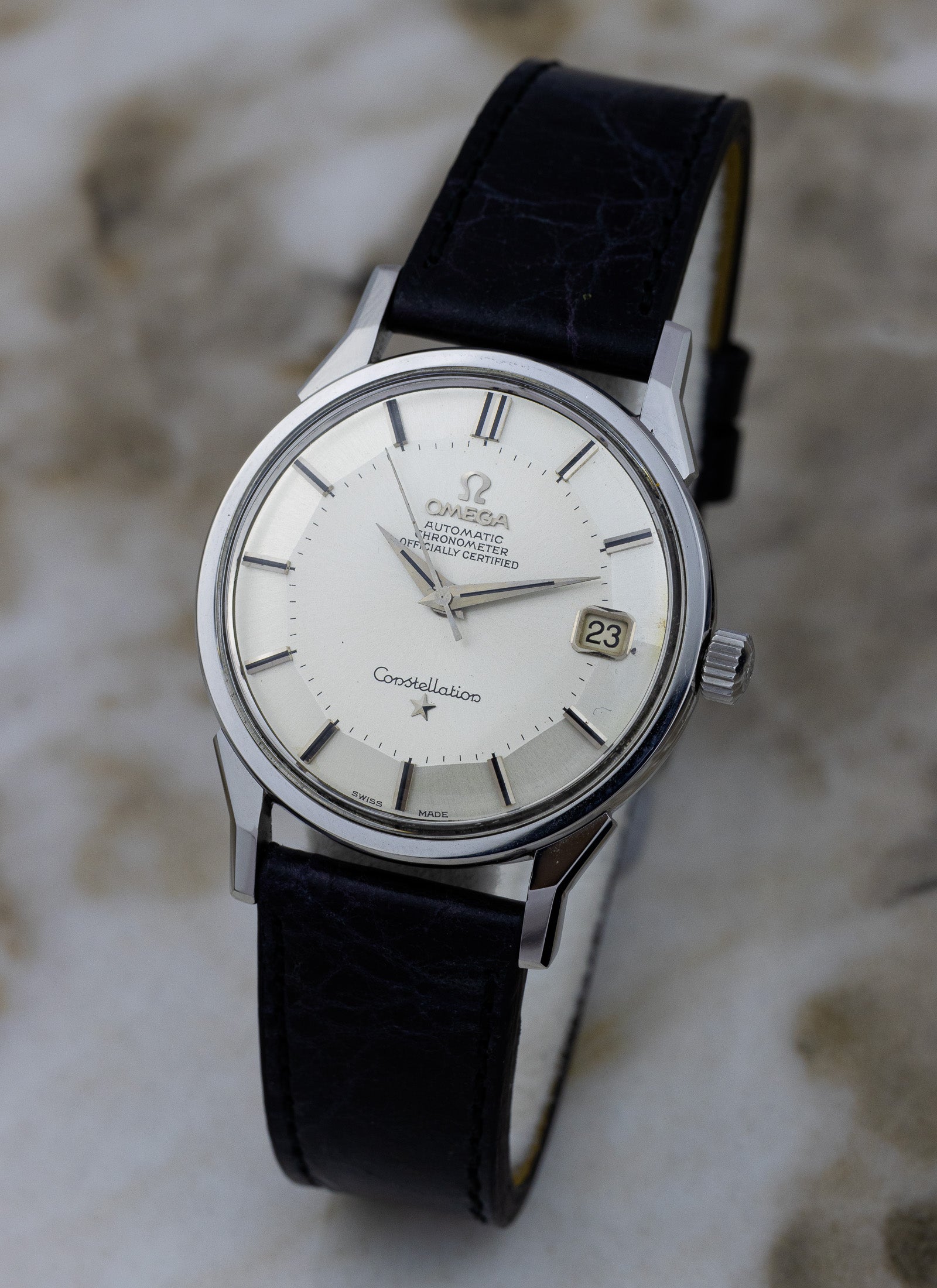 1966 Omega Constellation Pie Pan Dog Legs 168.005 cal. 561