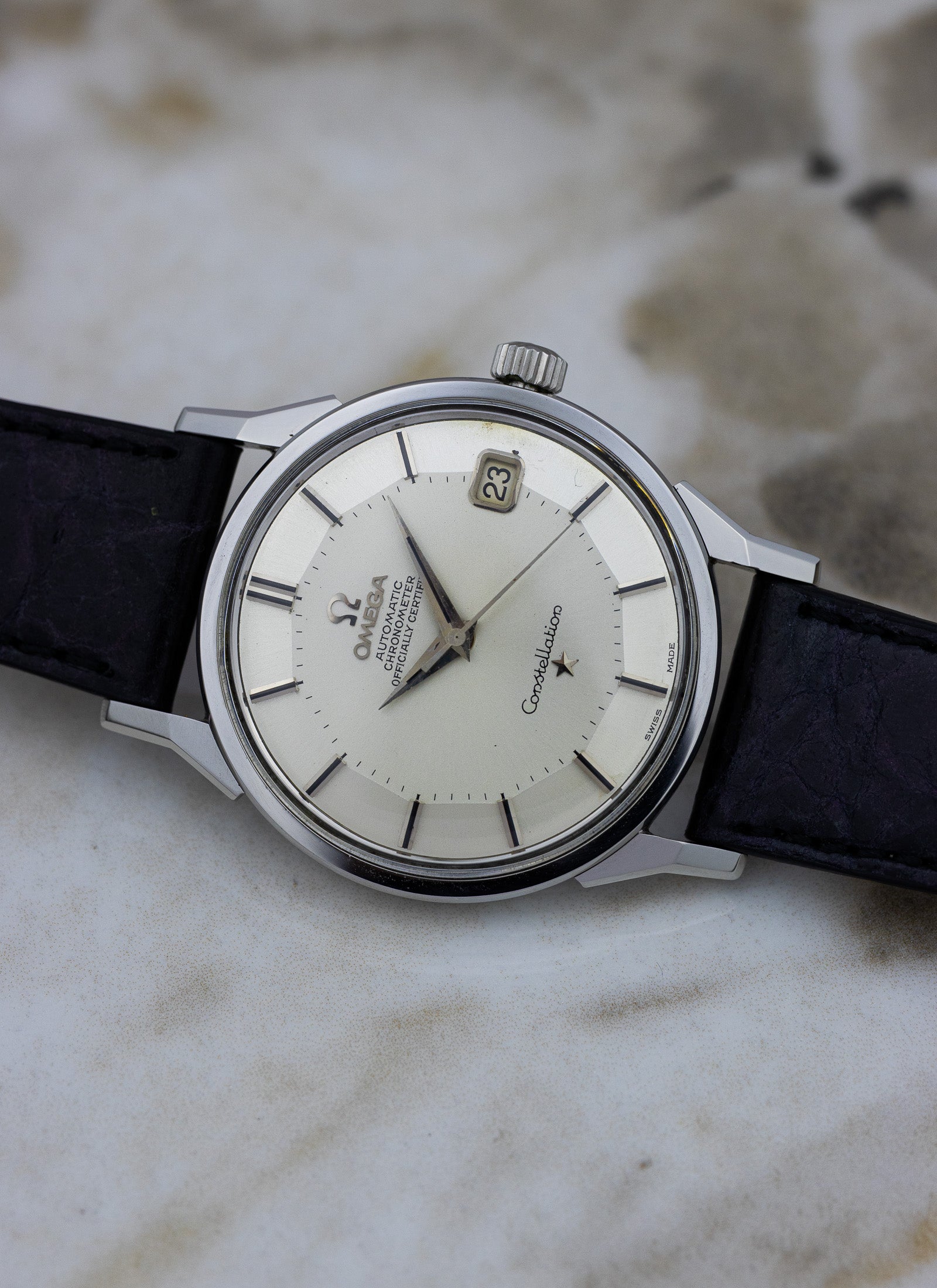 1966 Omega Constellation Pie Pan Dog Legs 168.005 cal. 561