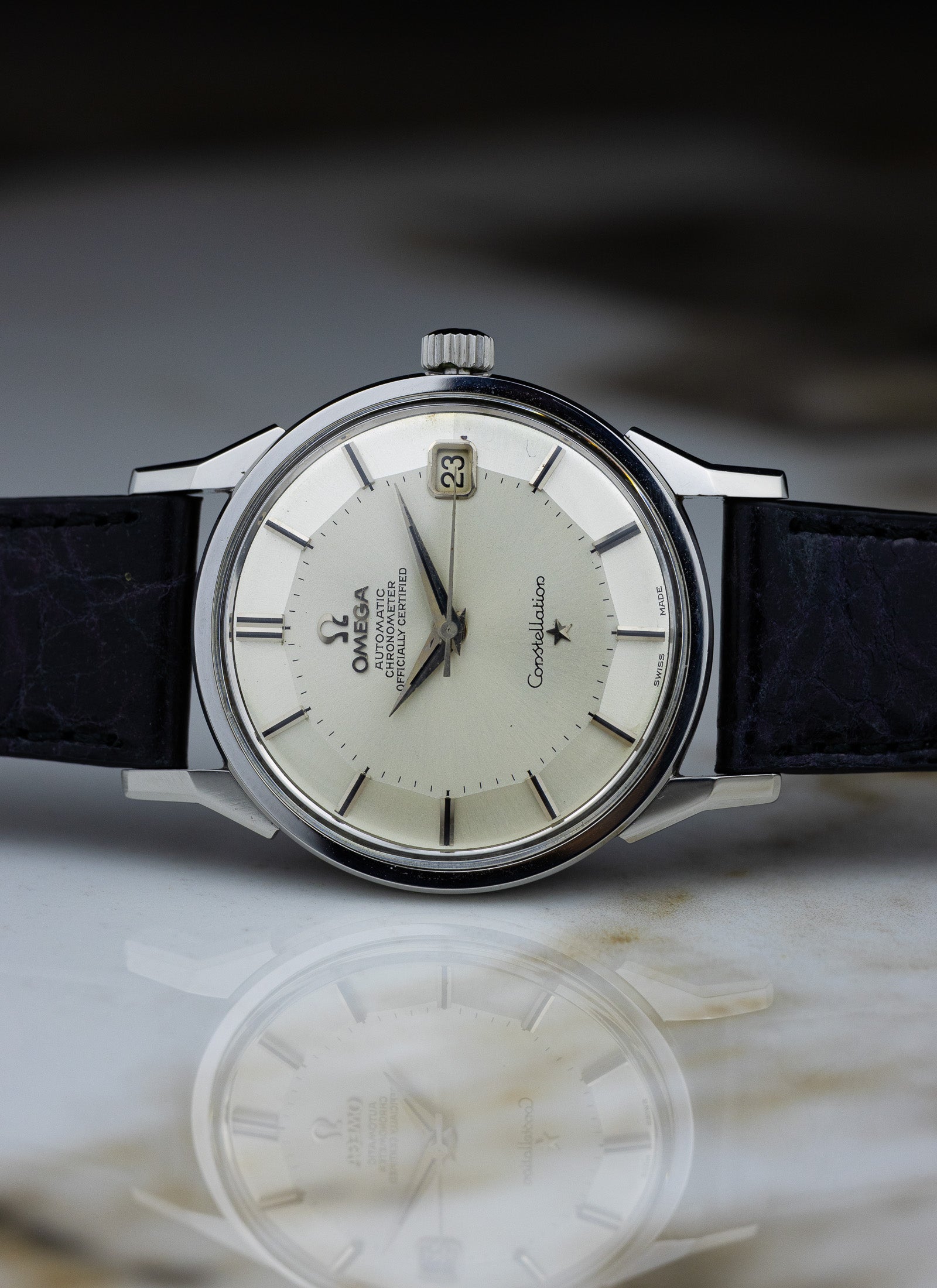 1966 Omega Constellation Pie Pan Dog Legs 168.005 cal. 561