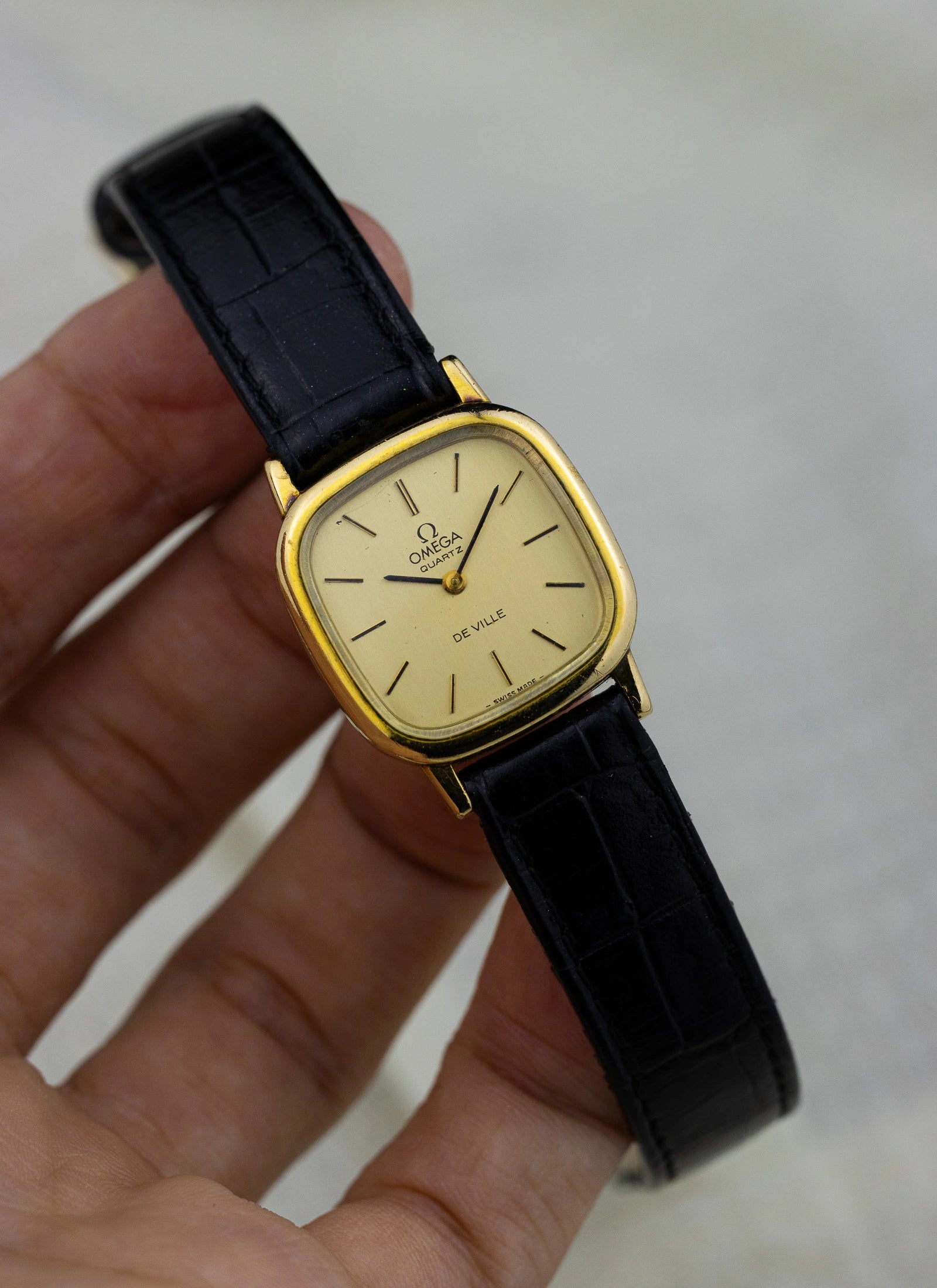 1970s Lady Omega De Ville Quartz