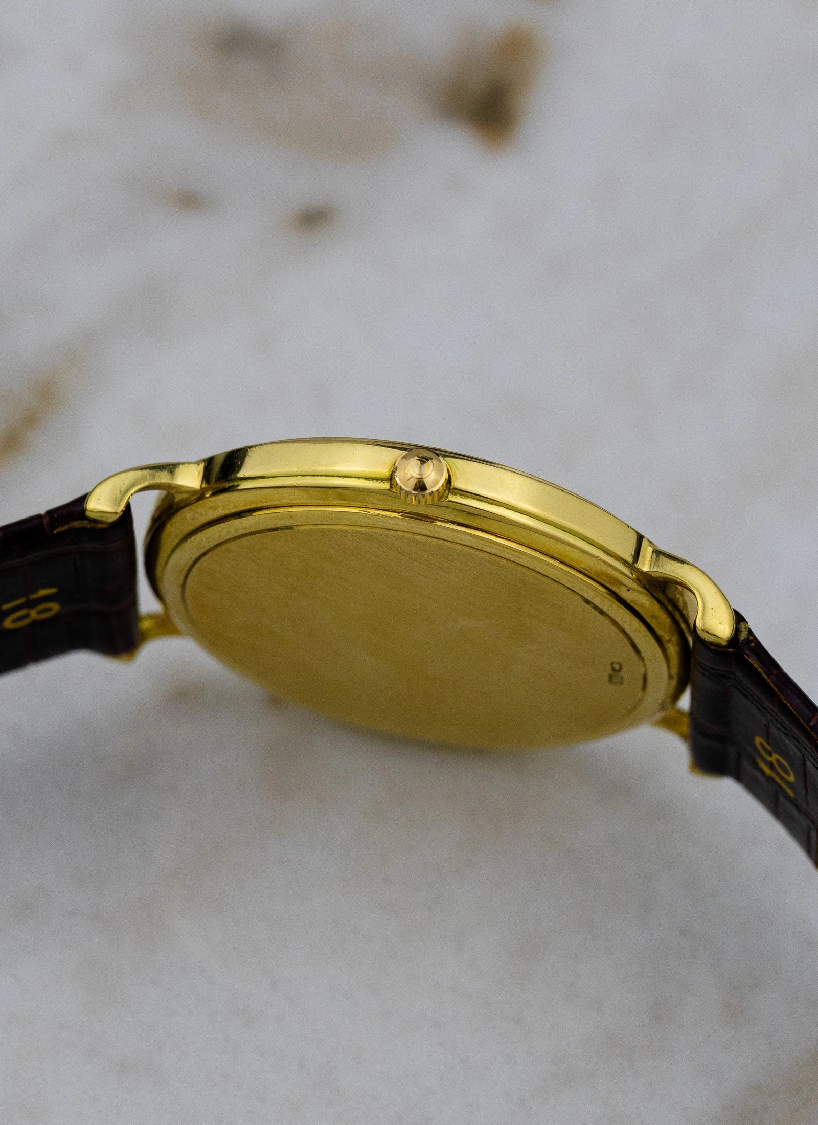 1990s 18K Omega Date Quartz Ref. 196.750