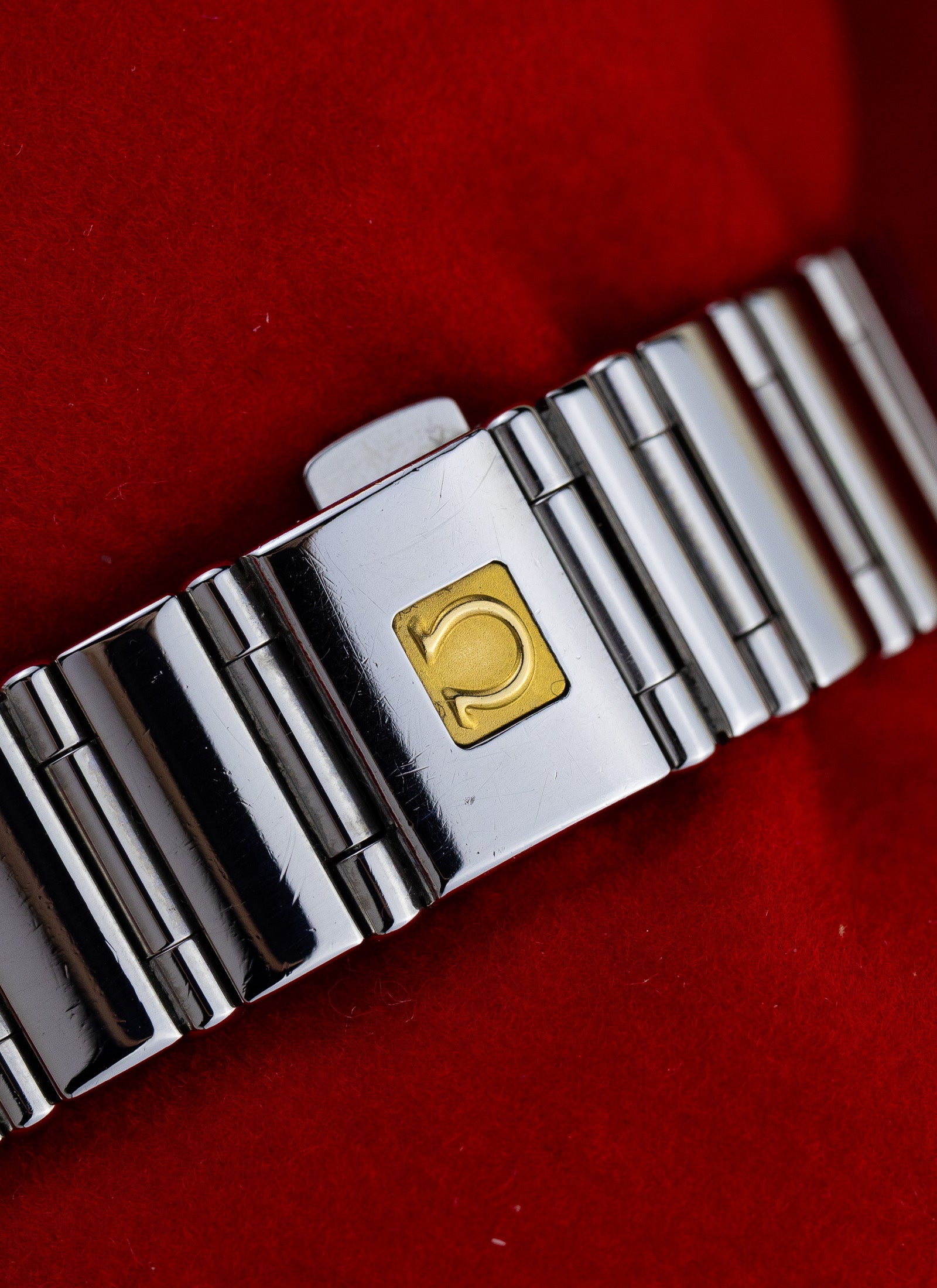 1998 Lady Omega Constellation My Choice Pink Dial 1561.61 Box