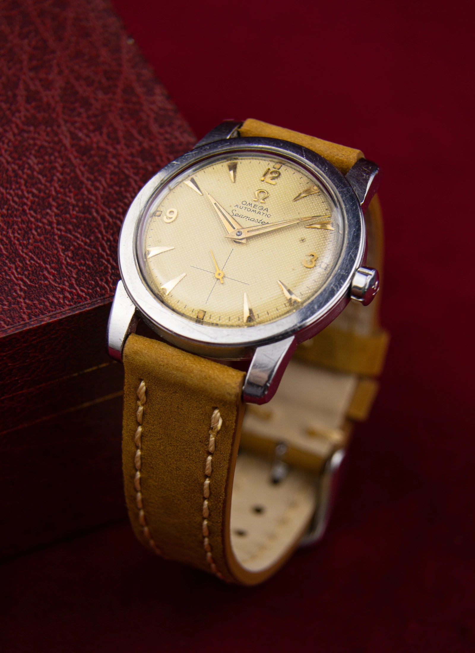 1953 Omega Seamaster Fat Lugs Bumper Honeycomb 2576 cal. 344