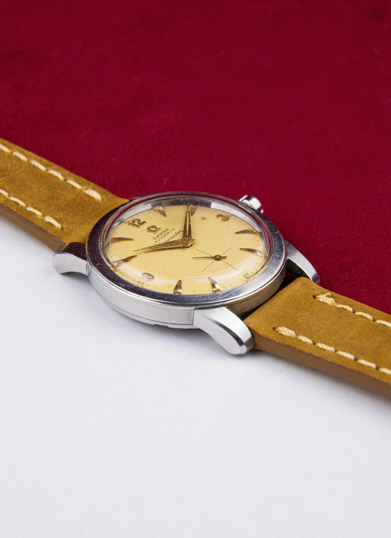 1953 Omega Seamaster Fat Lugs Bumper Honeycomb 2576 cal. 344