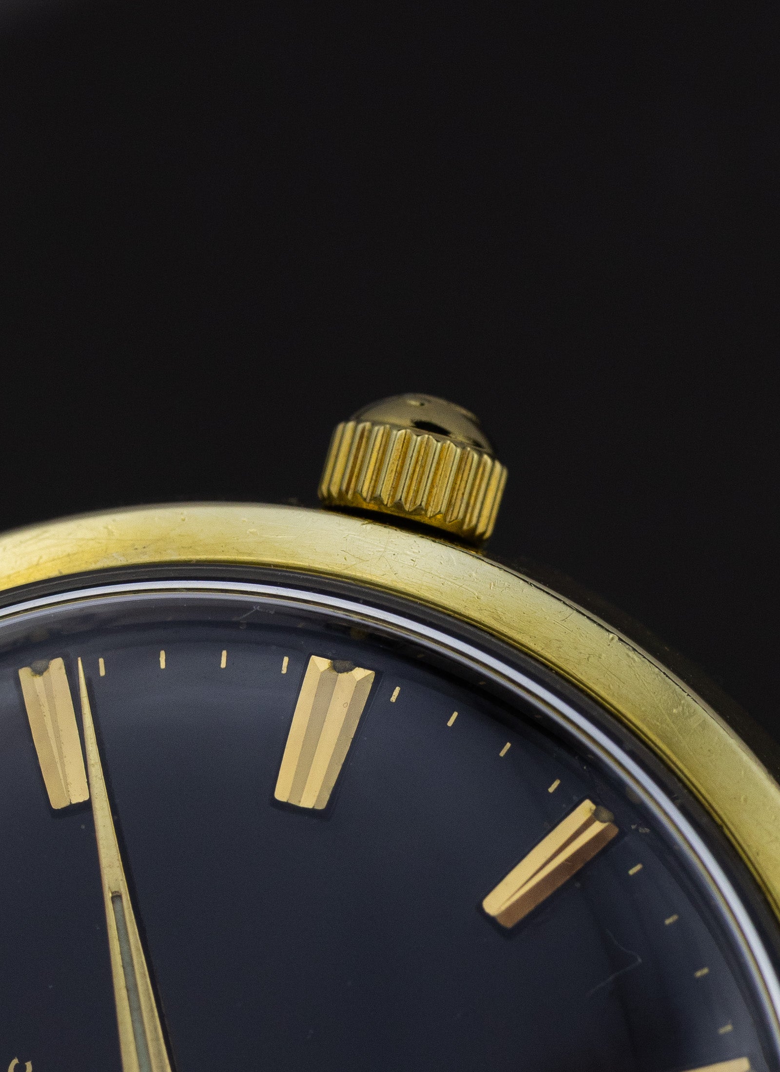 1962 Omega Seamaster Black Gilt Dial 14704 cal. 552 Serviced