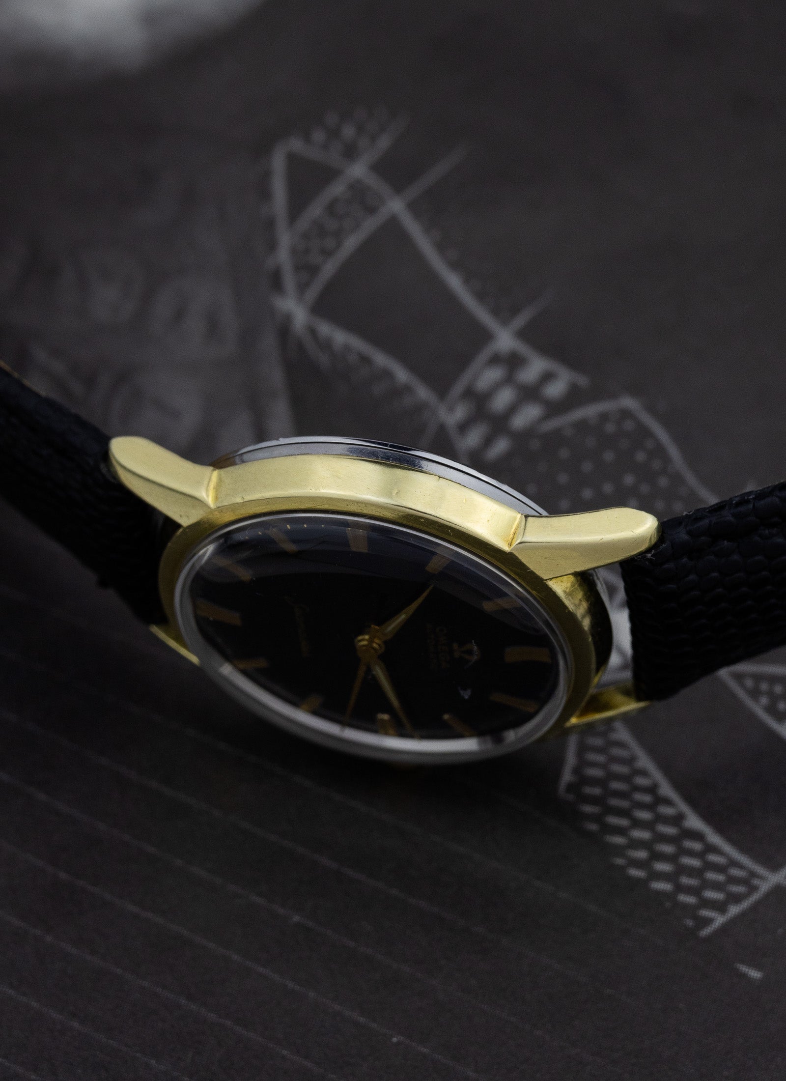 1962 Omega Seamaster Black Gilt Dial 14704 cal. 552 Serviced