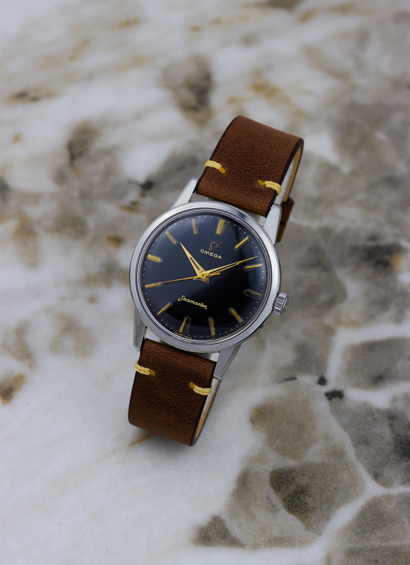 1959 Omega Seamaster Black Dial 14390-7-SC cal. 285 Serviced OPIS*
