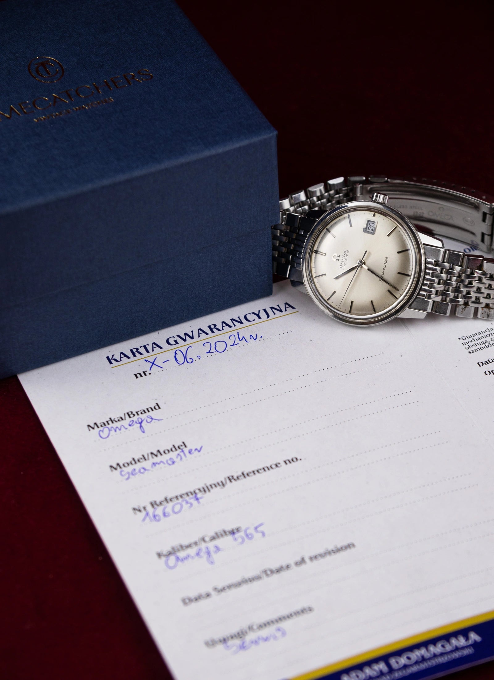 1969 Omega Seamaster 166.037 cal. 565 BOR Bracelet