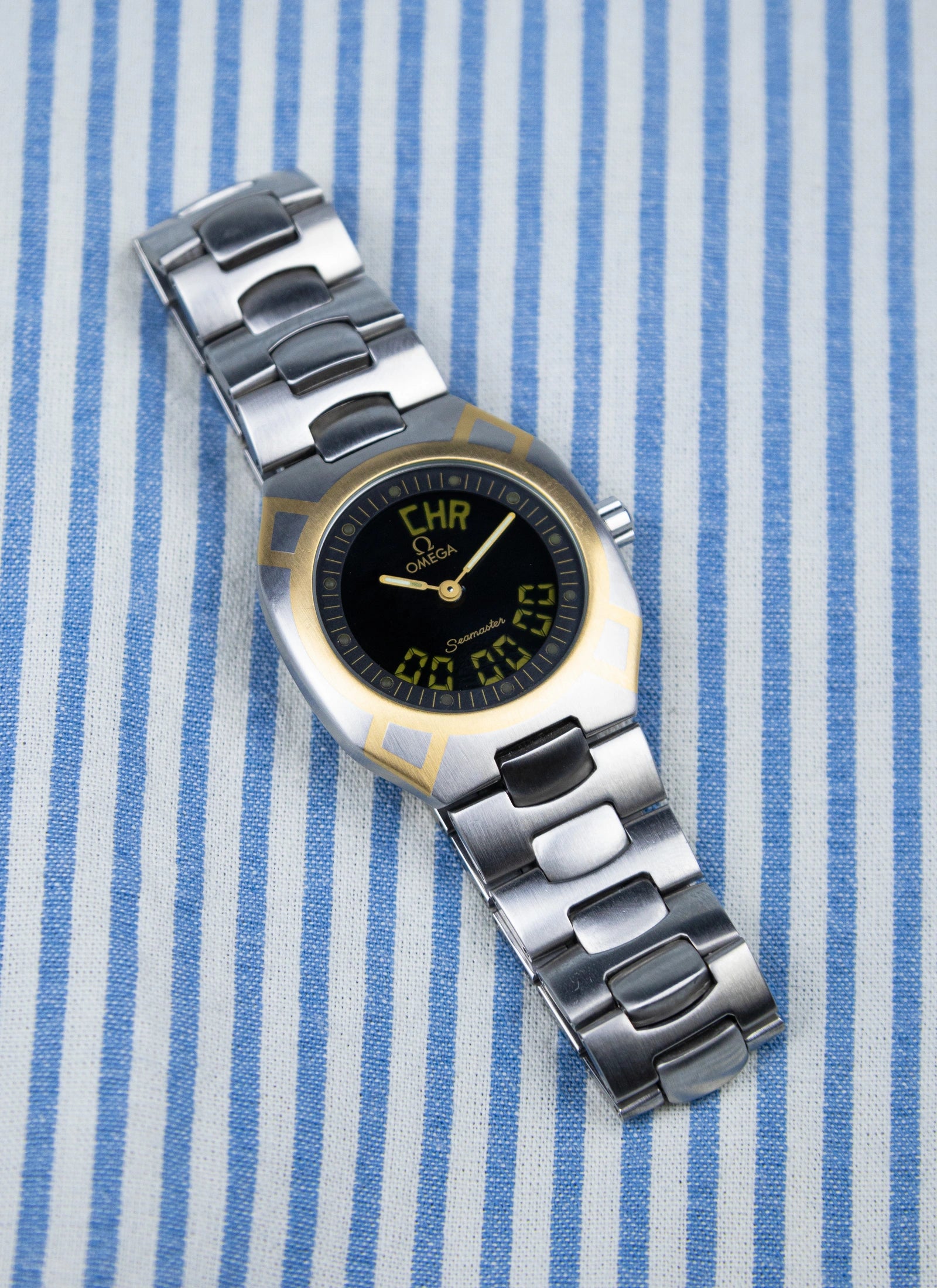 1990 Omega Seamaster Polaris Multifunction 386.0822 PEWEX