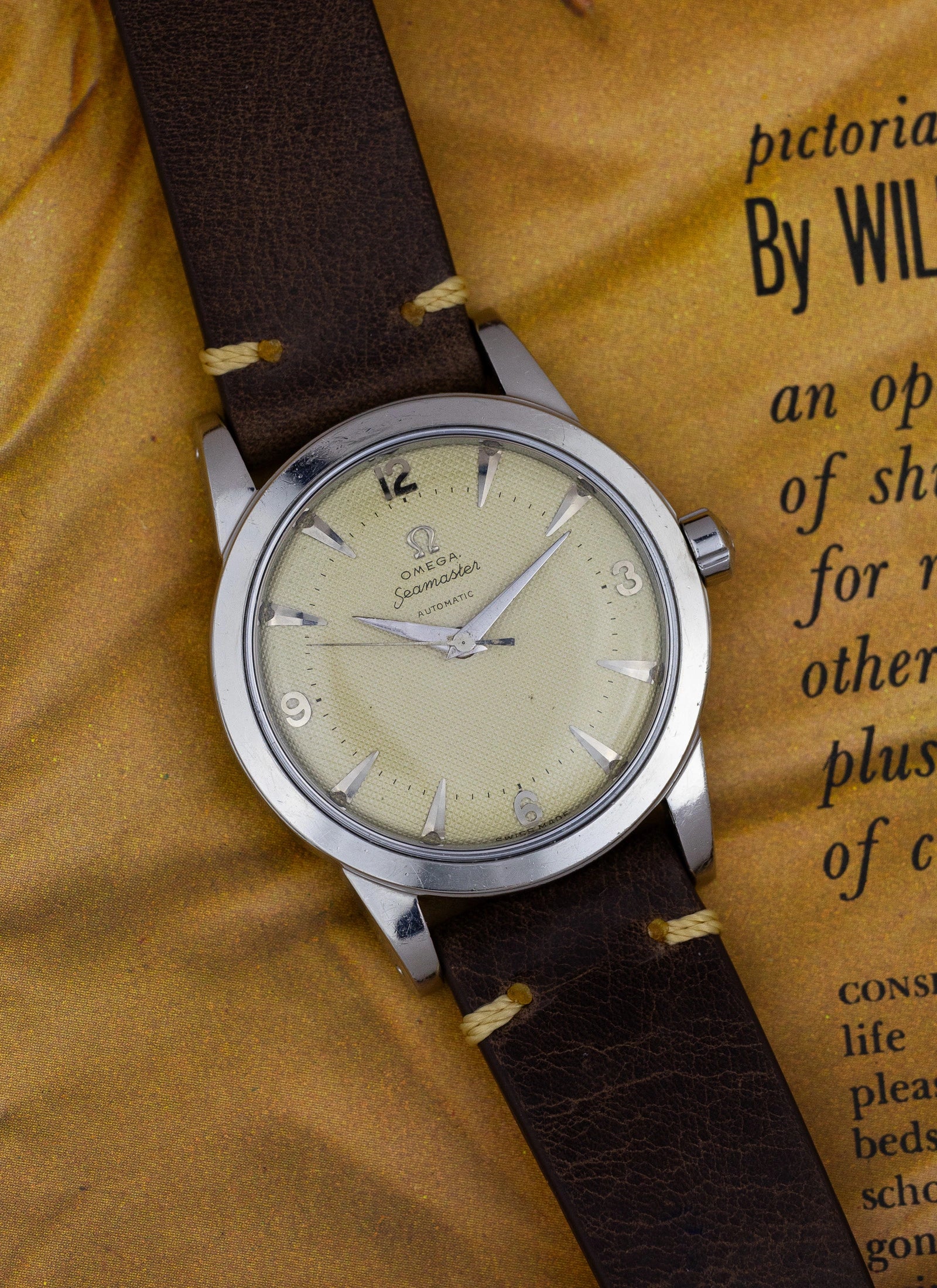 1950 Omega Seamaster Honeycomb Dial 2577-8H cal. 351 Serviced