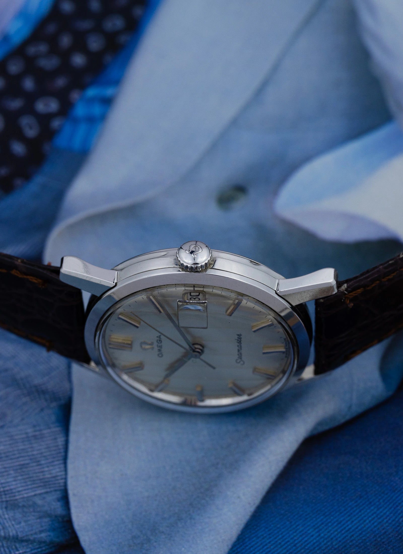 1963 Omega Seamaster Holo Tapestry Dial 136.006 cal. 610