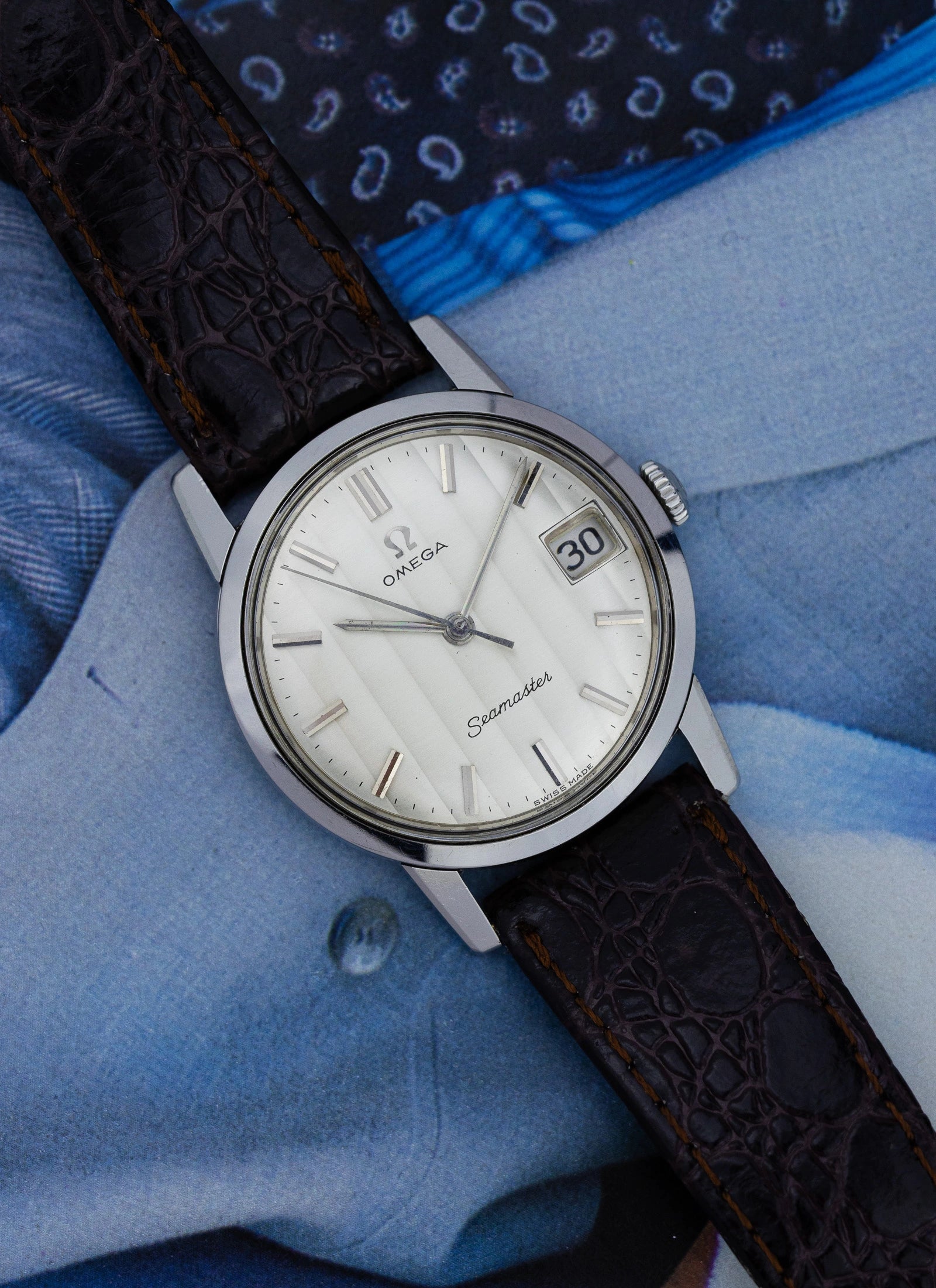 1963 Omega Seamaster Holo Tapestry Dial 136.006 cal. 610