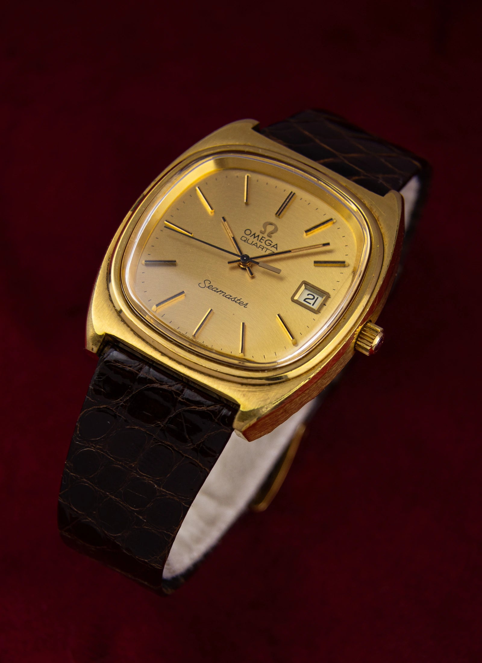 1977 Omega Seamaster Tv Dial Quartz 196.0081 cal. 1342