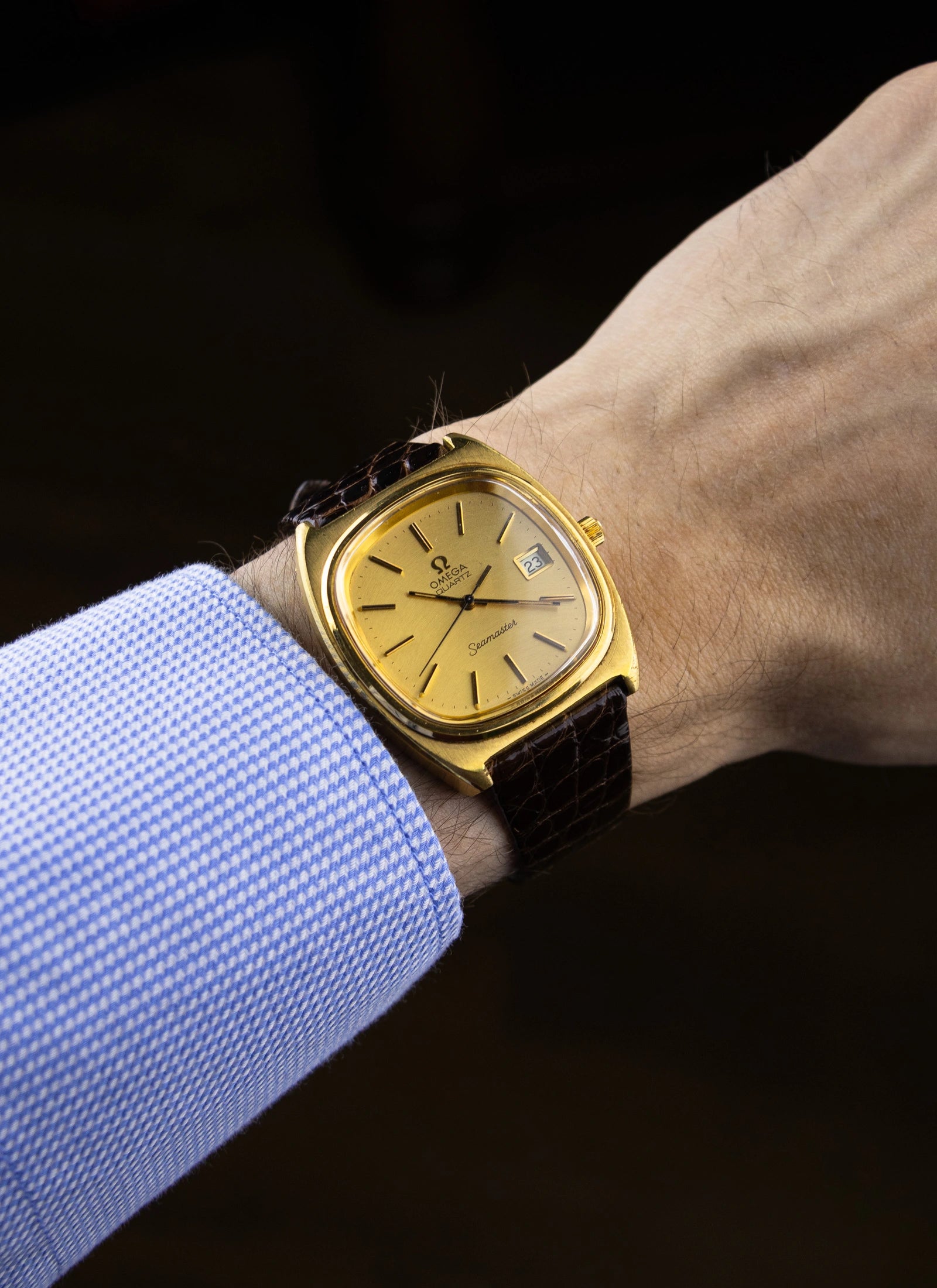 1977 Omega Seamaster Tv-Dial Quartz 196.0081 cal. 1342