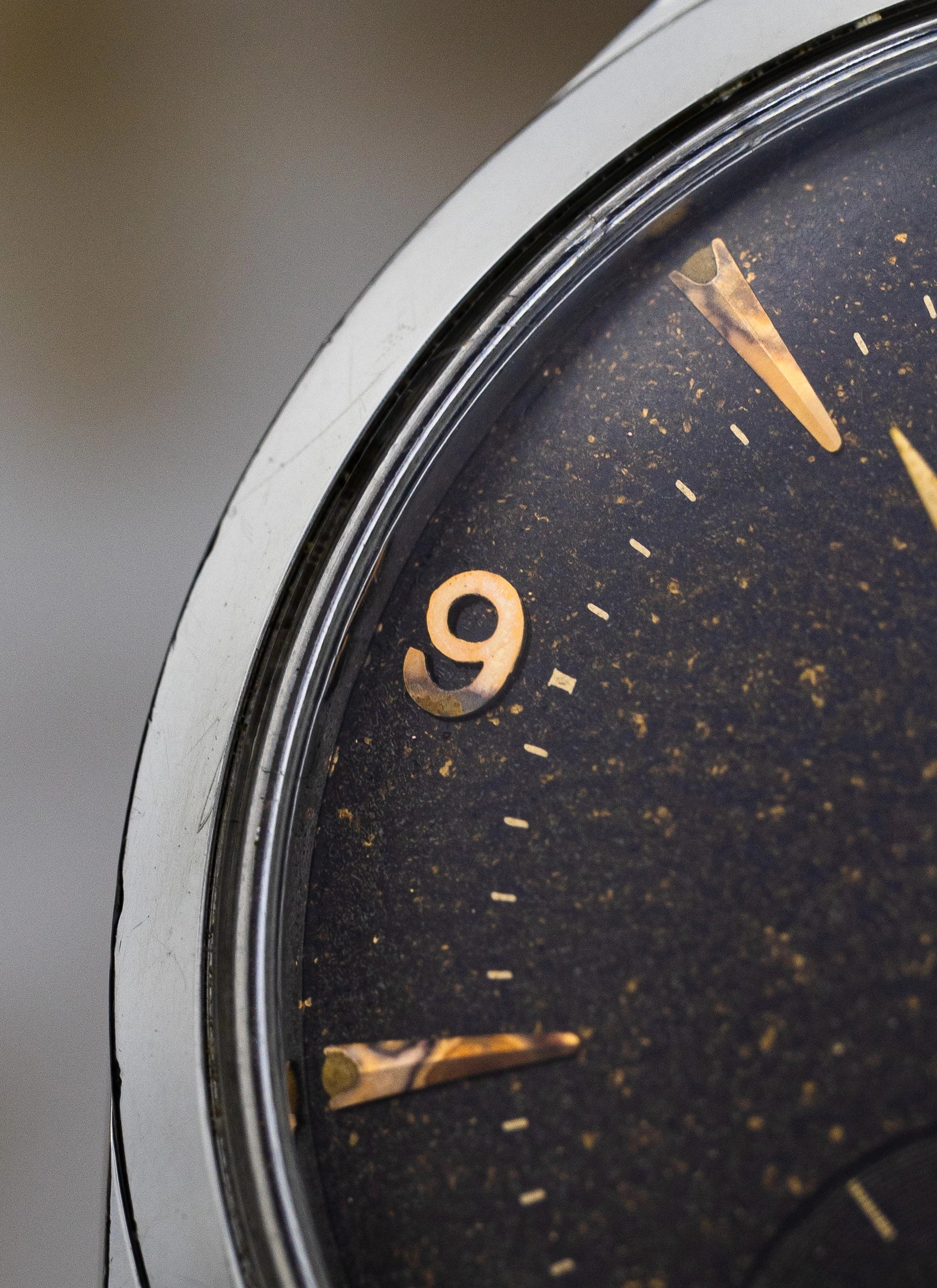 1956 Omega Seamaster Jumbo Black Gilt Stardust 2937-2 Cal. 267
