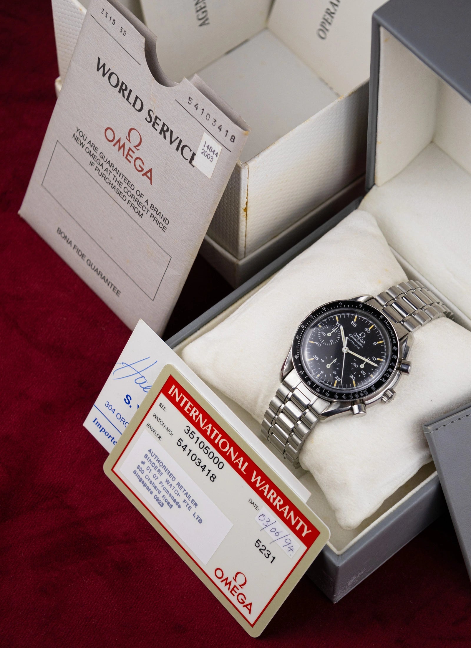 1993 Omega Speedmaster Reduced 3510.50 cal. 1140
